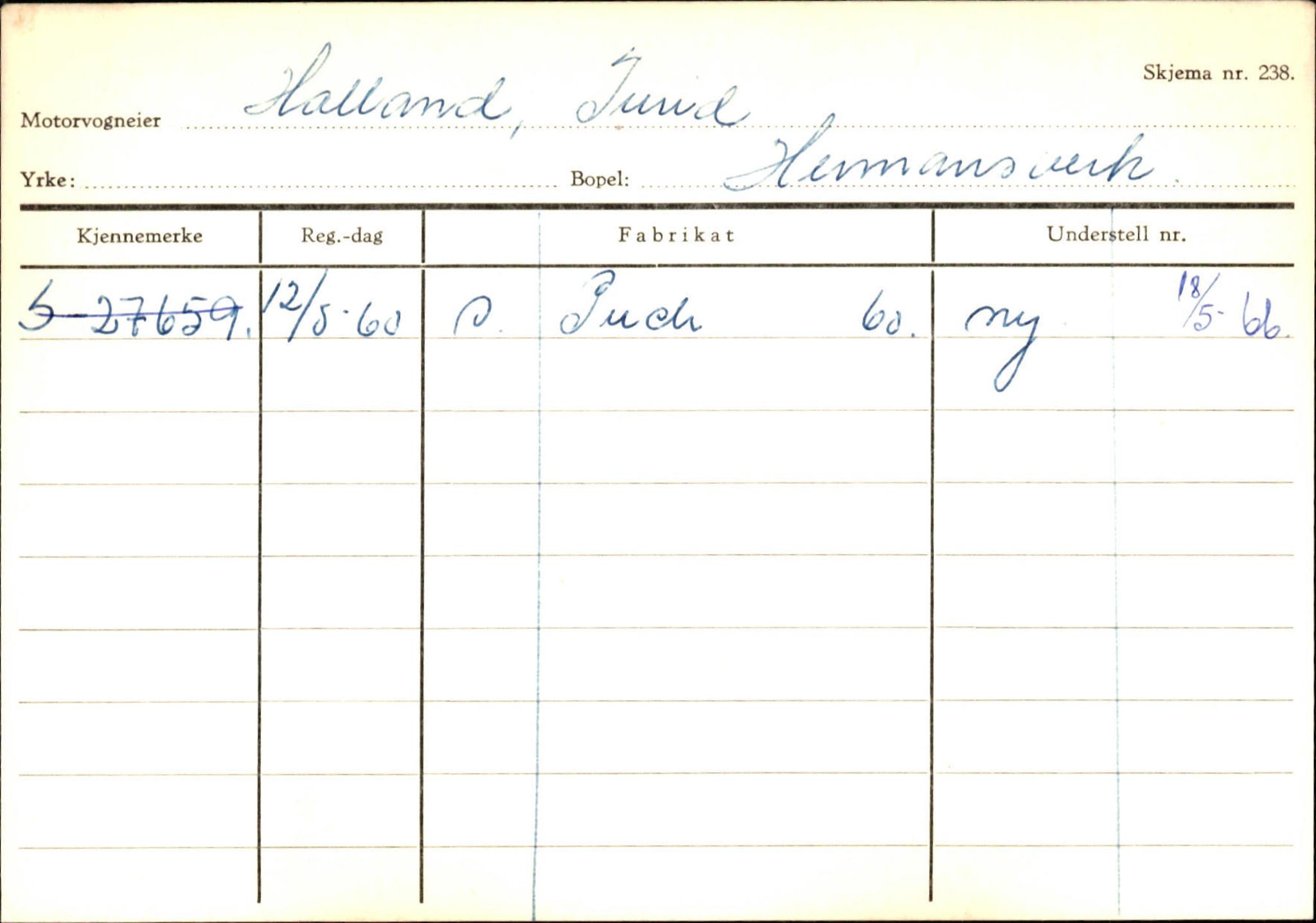 Statens vegvesen, Sogn og Fjordane vegkontor, AV/SAB-A-5301/4/F/L0126: Eigarregister Fjaler M-Å. Leikanger A-Å, 1945-1975, s. 1279