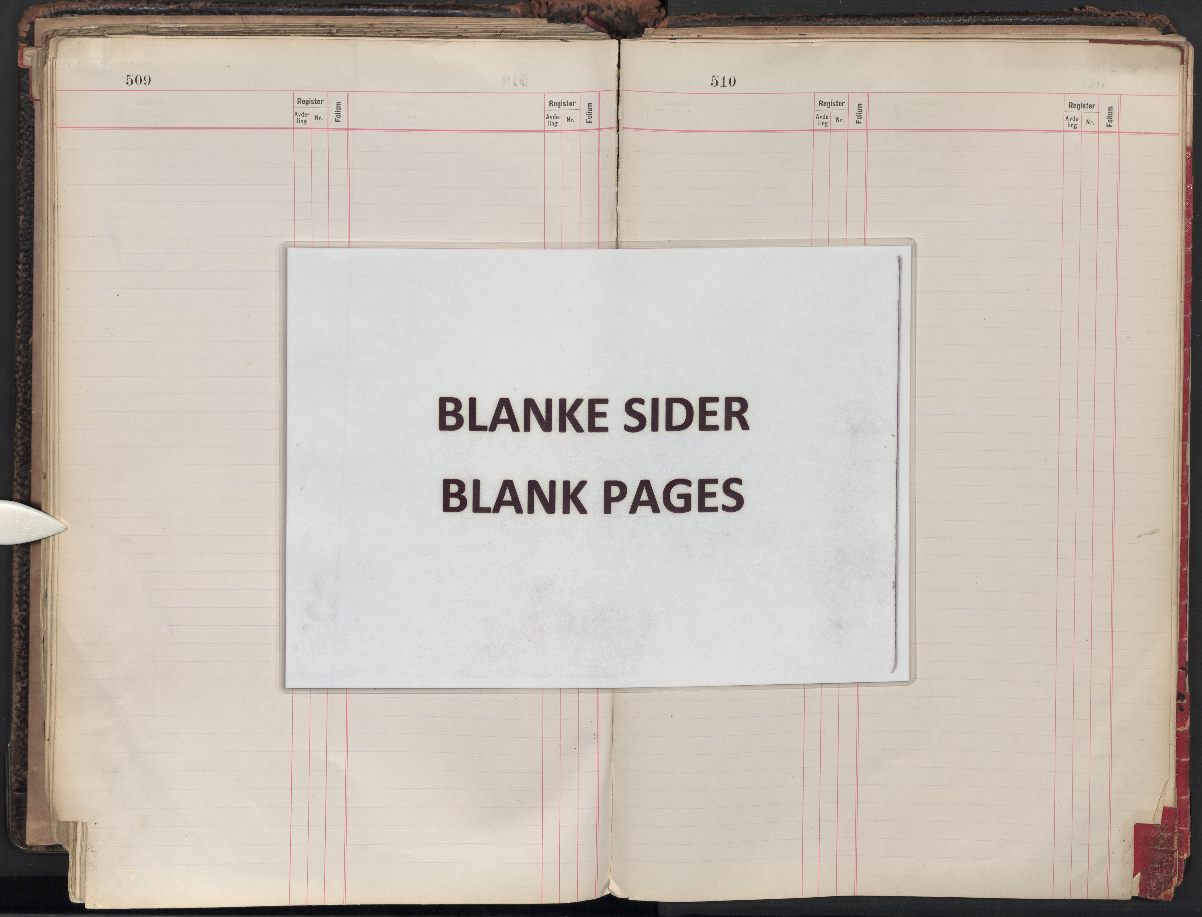 Oslo byfogd avd. II, AV/SAO-A-10942/G/Ga/Gaa/L0005: Firmaregister: B 1-25, aksjeselskaper, s. 509-510