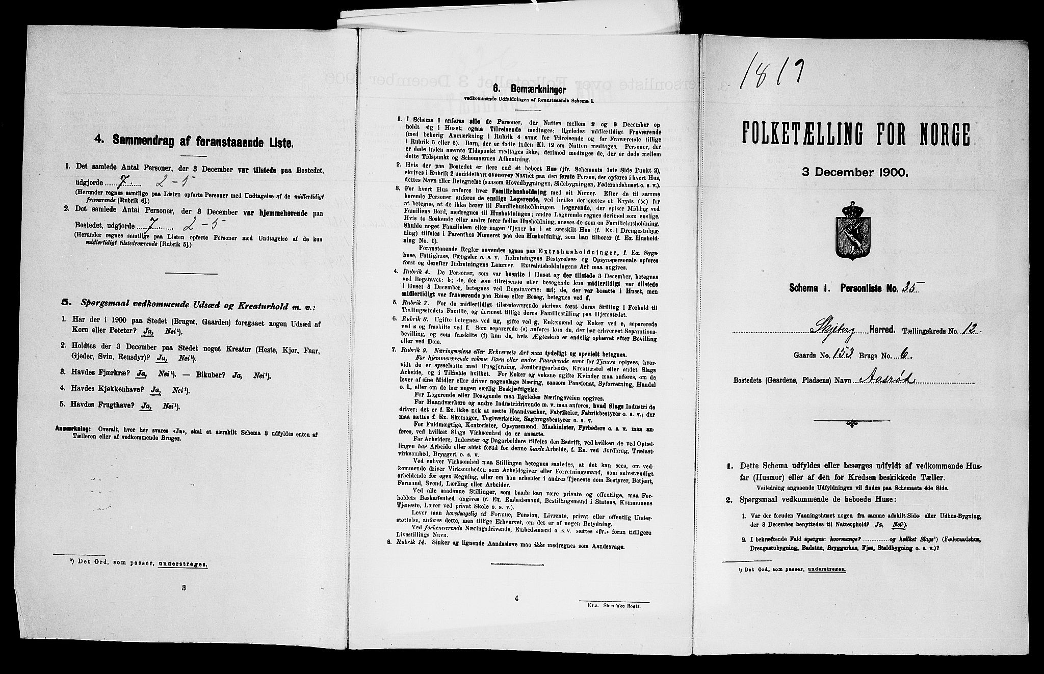 SAO, Folketelling 1900 for 0115 Skjeberg herred, 1900, s. 1515
