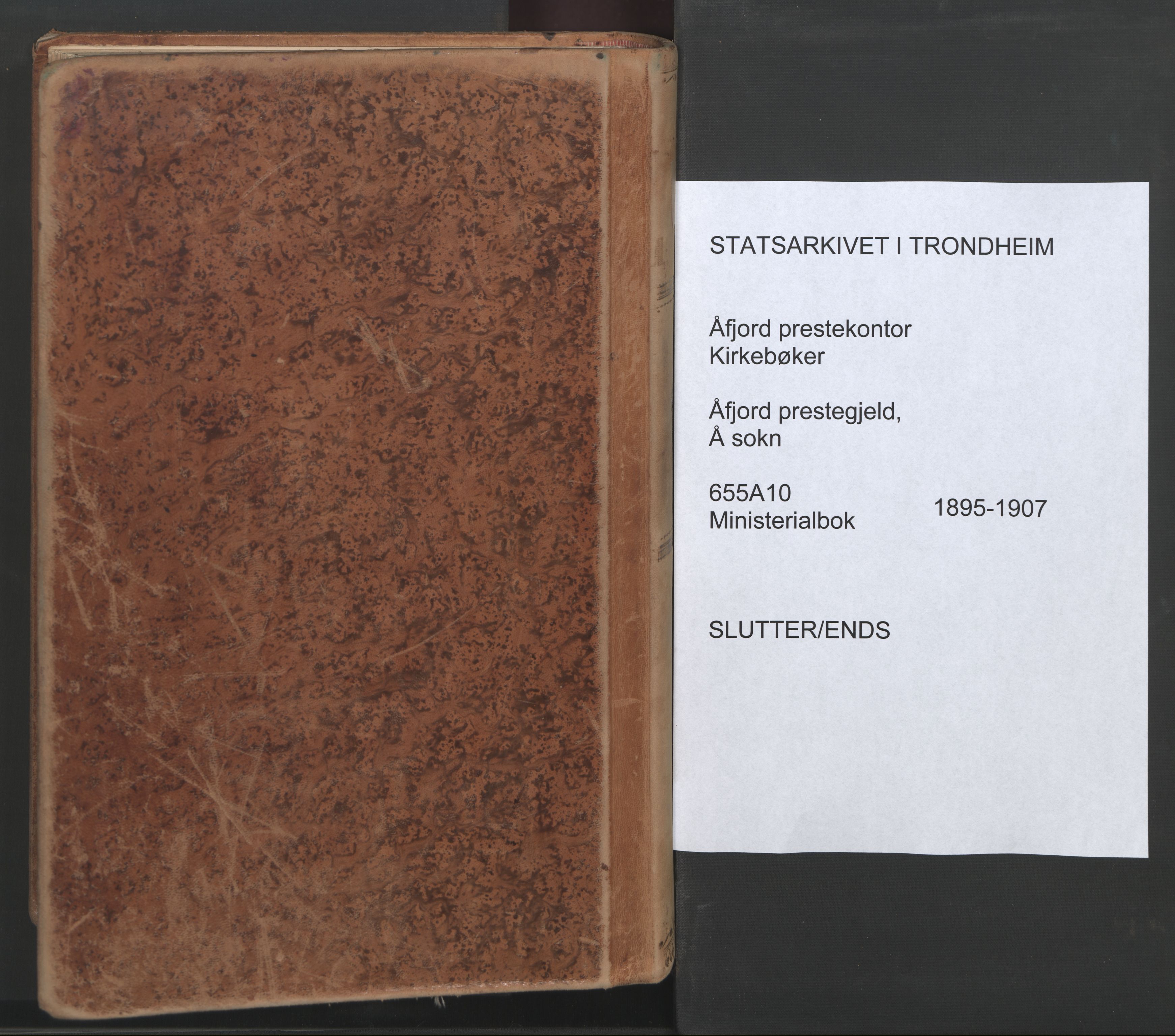 Ministerialprotokoller, klokkerbøker og fødselsregistre - Sør-Trøndelag, AV/SAT-A-1456/655/L0681: Ministerialbok nr. 655A10, 1895-1907, s. 274