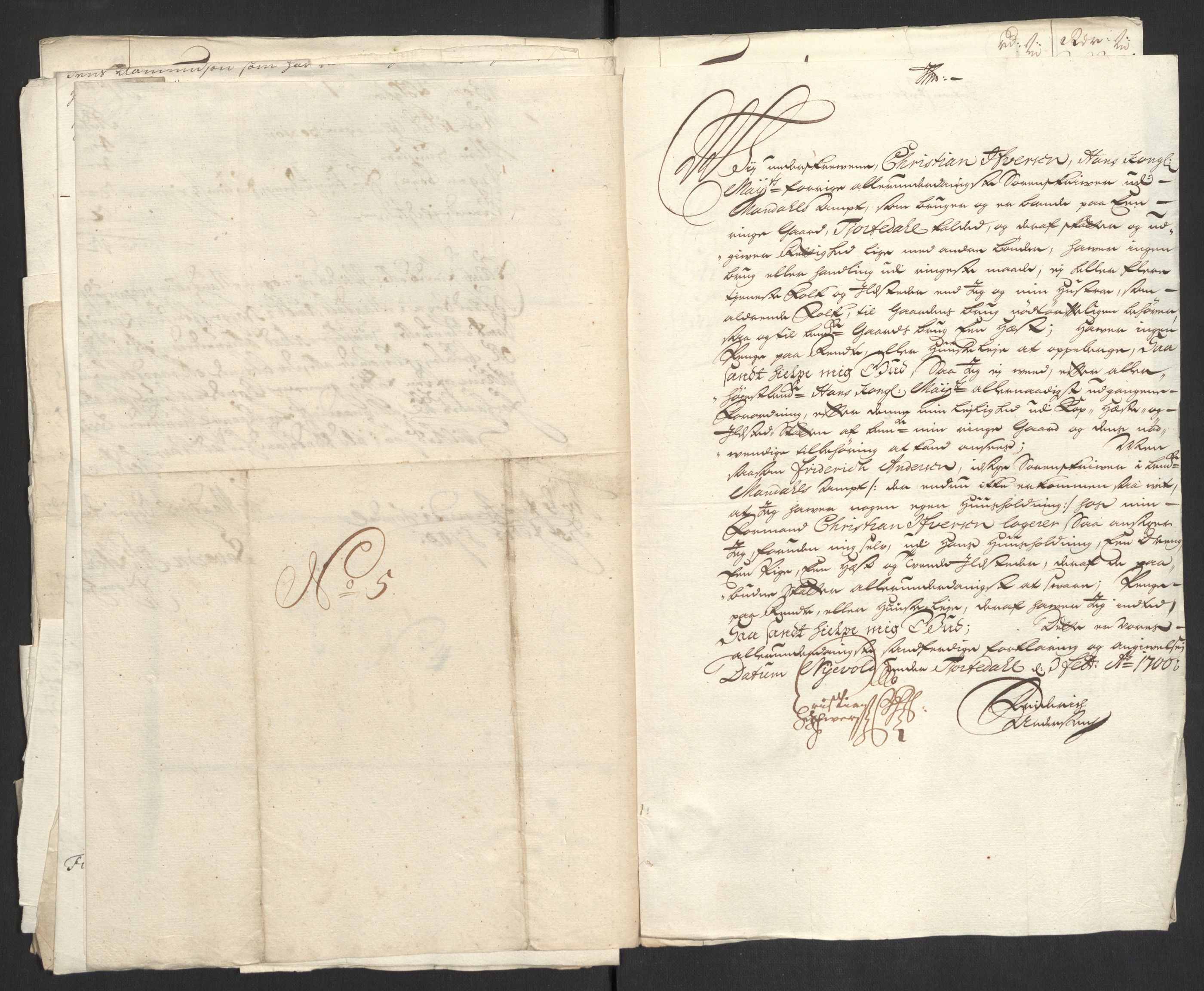 Rentekammeret inntil 1814, Reviderte regnskaper, Fogderegnskap, AV/RA-EA-4092/R43/L2548: Fogderegnskap Lista og Mandal, 1700, s. 170