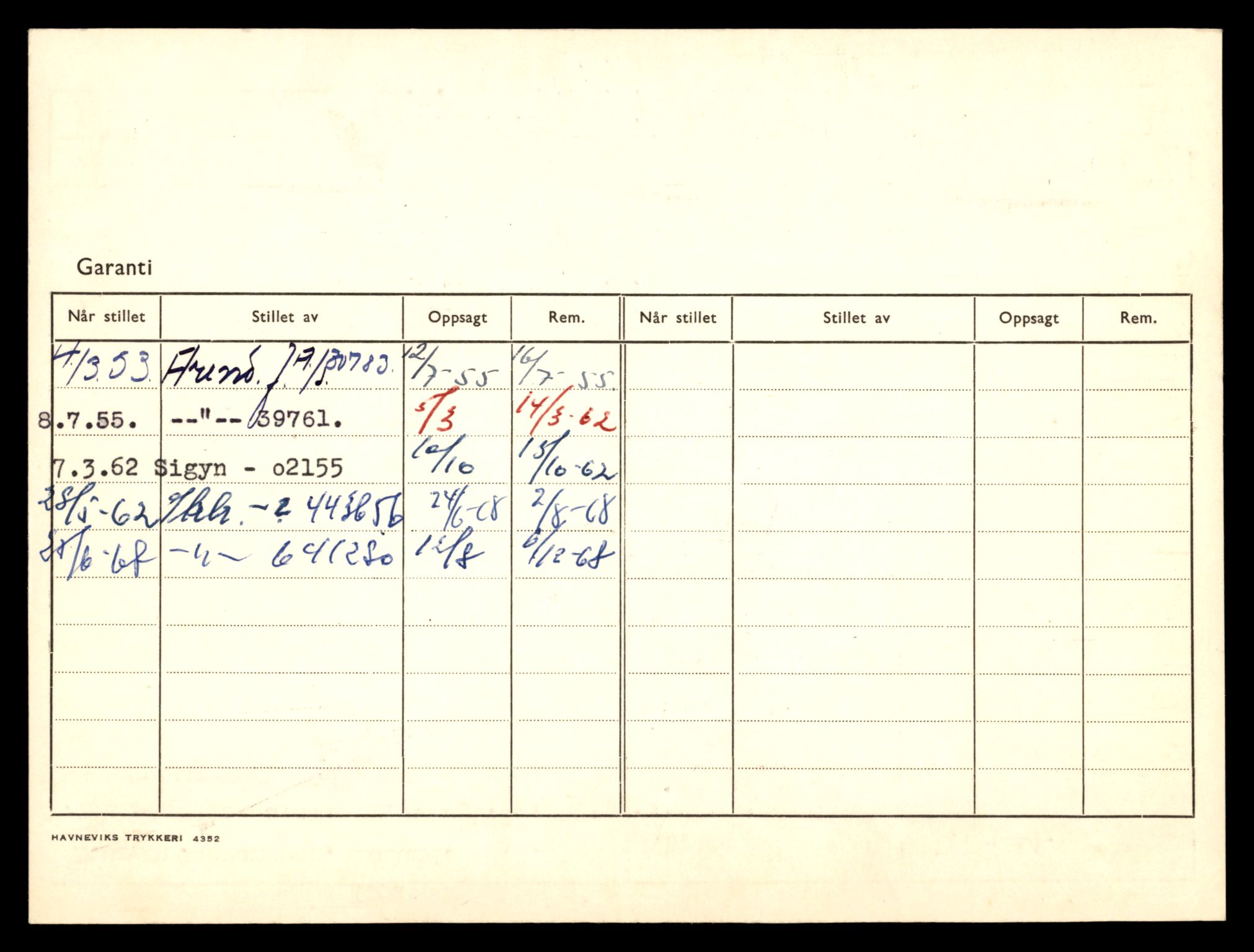 Møre og Romsdal vegkontor - Ålesund trafikkstasjon, AV/SAT-A-4099/F/Fe/L0003: Registreringskort for kjøretøy T 232 - T 340, 1927-1998, s. 2961