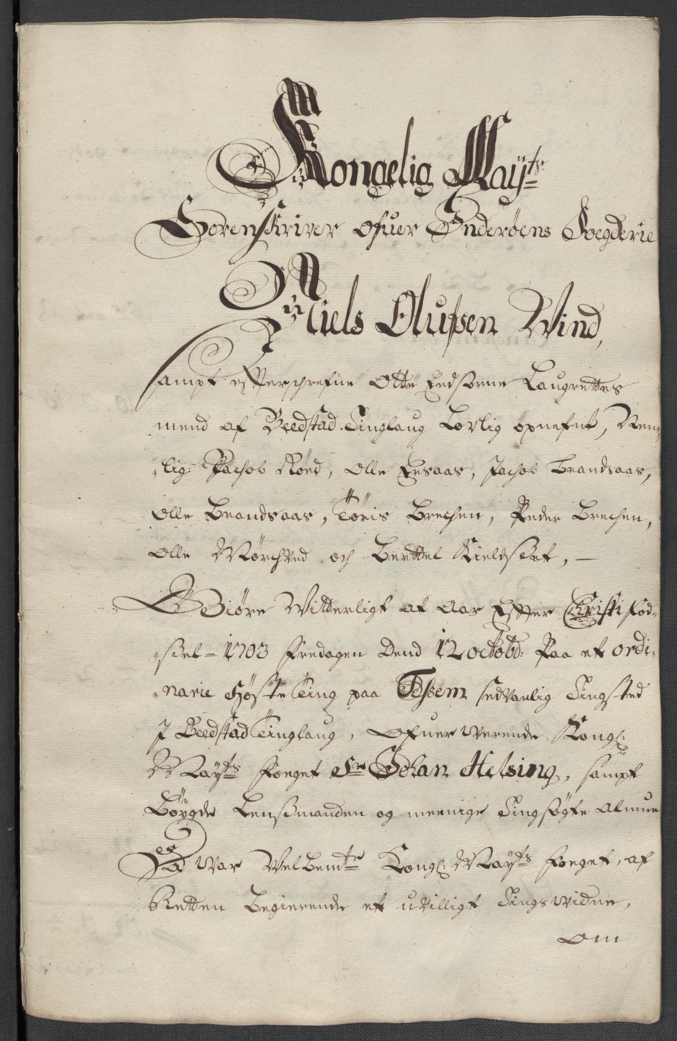 Rentekammeret inntil 1814, Reviderte regnskaper, Fogderegnskap, RA/EA-4092/R63/L4313: Fogderegnskap Inderøy, 1703-1704, s. 275