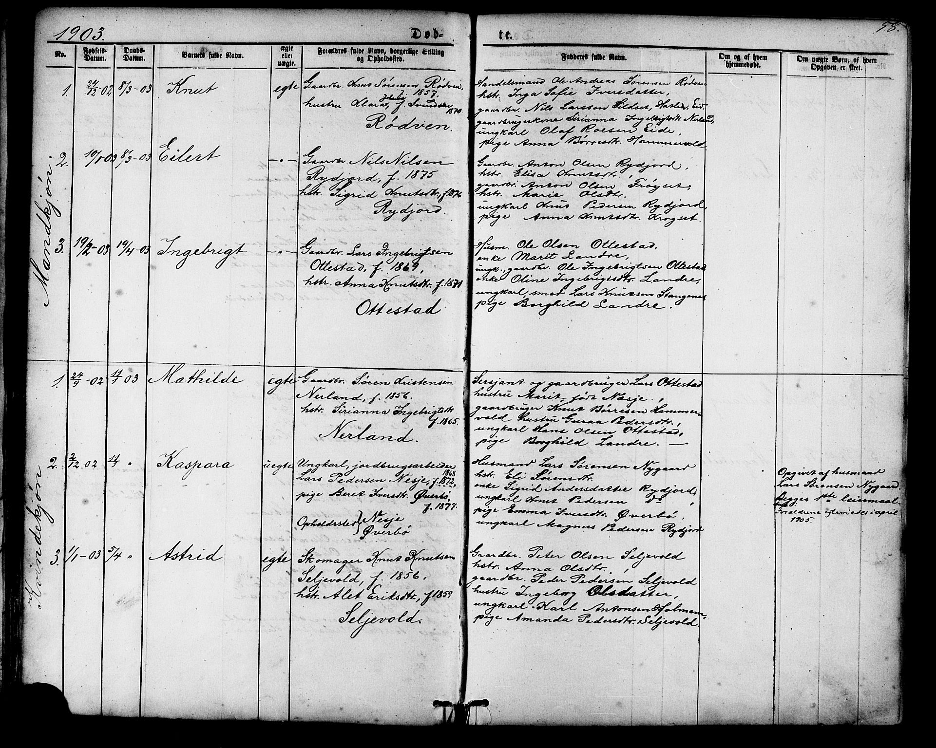 Ministerialprotokoller, klokkerbøker og fødselsregistre - Møre og Romsdal, SAT/A-1454/548/L0614: Klokkerbok nr. 548C02, 1867-1917, s. 58