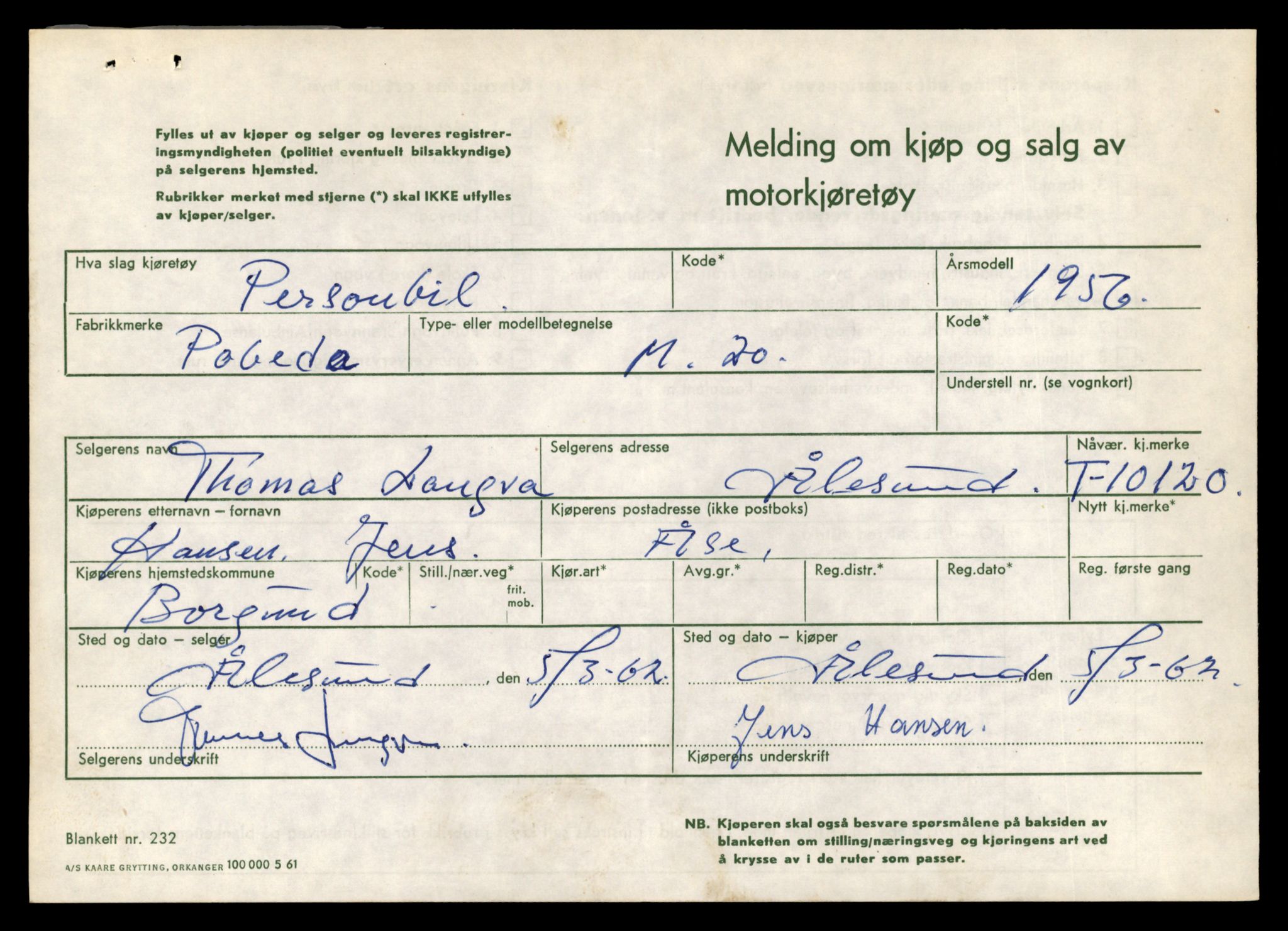 Møre og Romsdal vegkontor - Ålesund trafikkstasjon, AV/SAT-A-4099/F/Fe/L0018: Registreringskort for kjøretøy T 10091 - T 10227, 1927-1998, s. 741