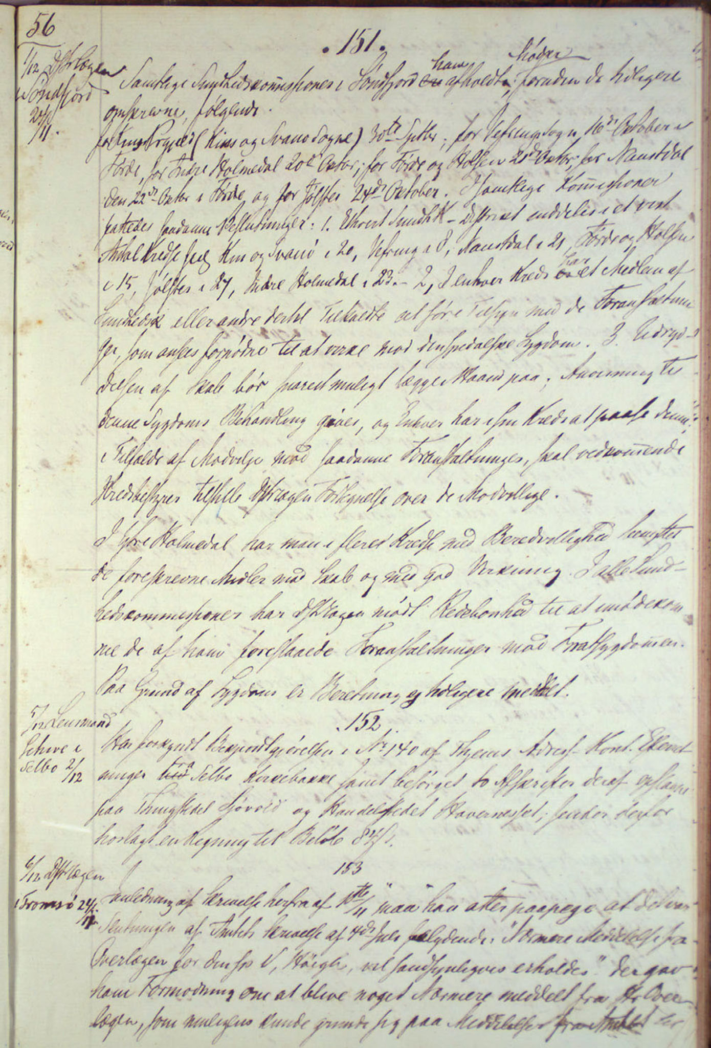 Lepraarkiver - Overlegen for den spedalske sykdom, AV/SAB-A-61001/B.c/L0001: Journal, 1854-1859, s. 67