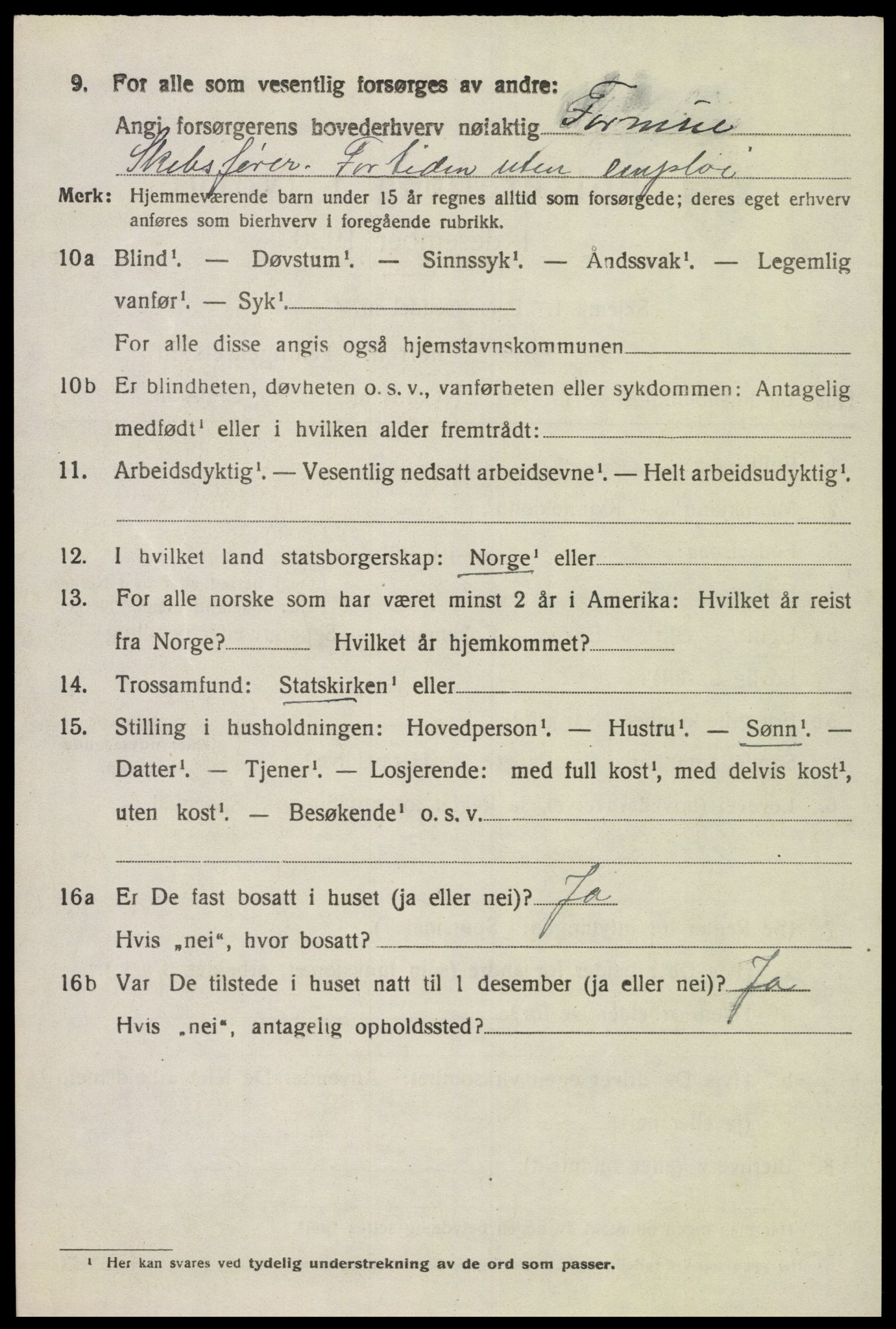 SAK, Folketelling 1920 for 1019 Halse og Harkmark herred, 1920, s. 2909
