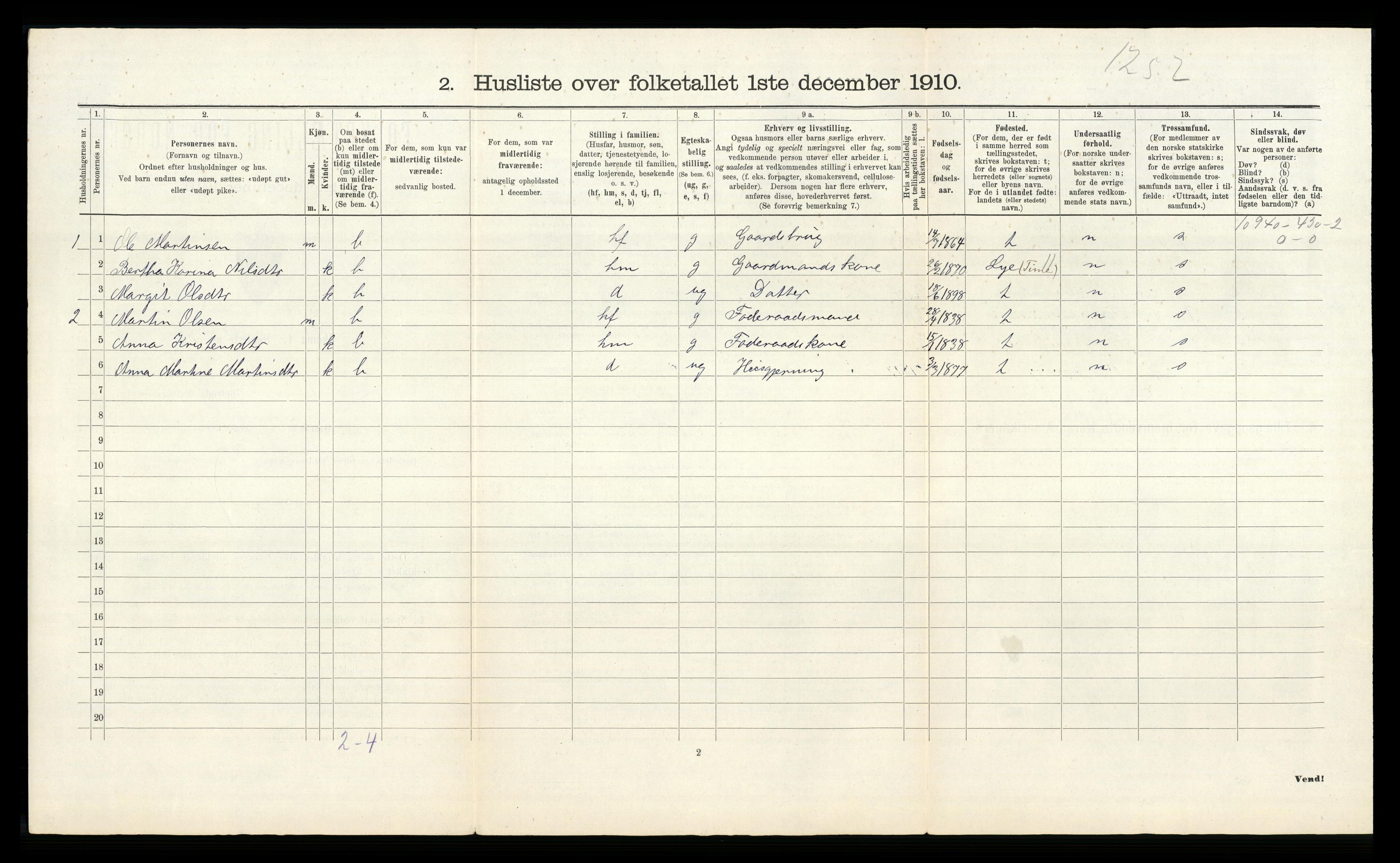 RA, Folketelling 1910 for 1123 Høyland herred, 1910, s. 475