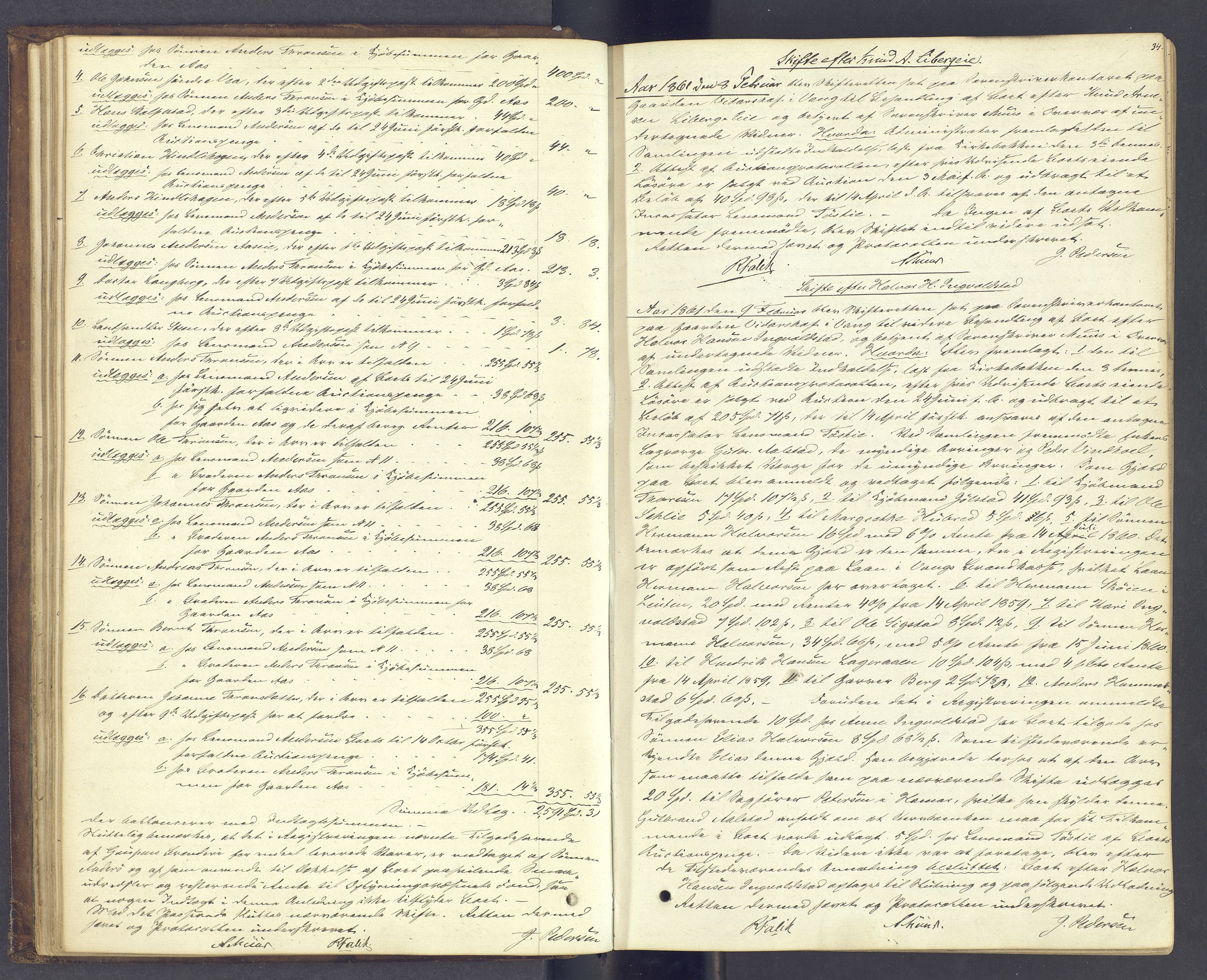 Nord-Hedmark sorenskriveri, AV/SAH-TING-012/J/Ja/L0013: Skifteprotokoll, 1860-1867, s. 33b-34a