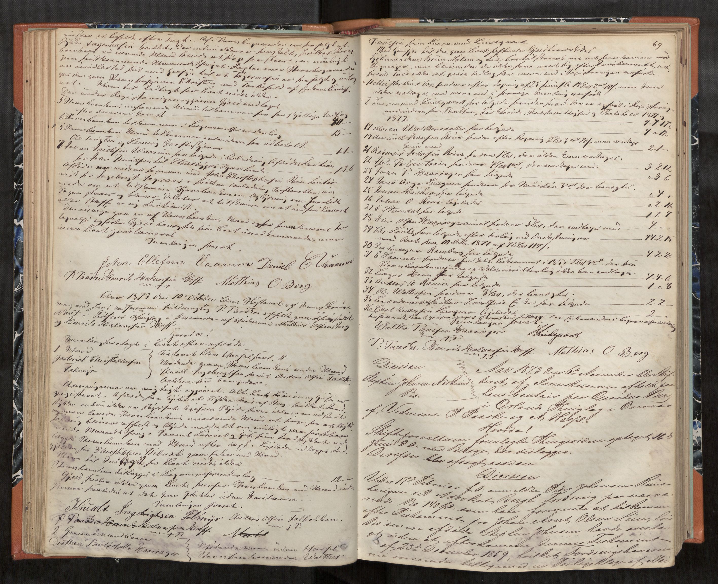 Fosen sorenskriveri, AV/SAT-A-1107/1/3/3B/L0004: Skiftebehandlingsprotokoll, 1868-1888, s. 69