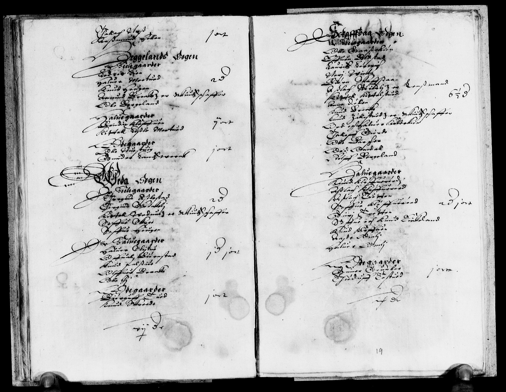 Rentekammeret inntil 1814, Reviderte regnskaper, Lensregnskaper, AV/RA-EA-5023/R/Rb/Rbp/L0028: Bratsberg len, 1642-1644