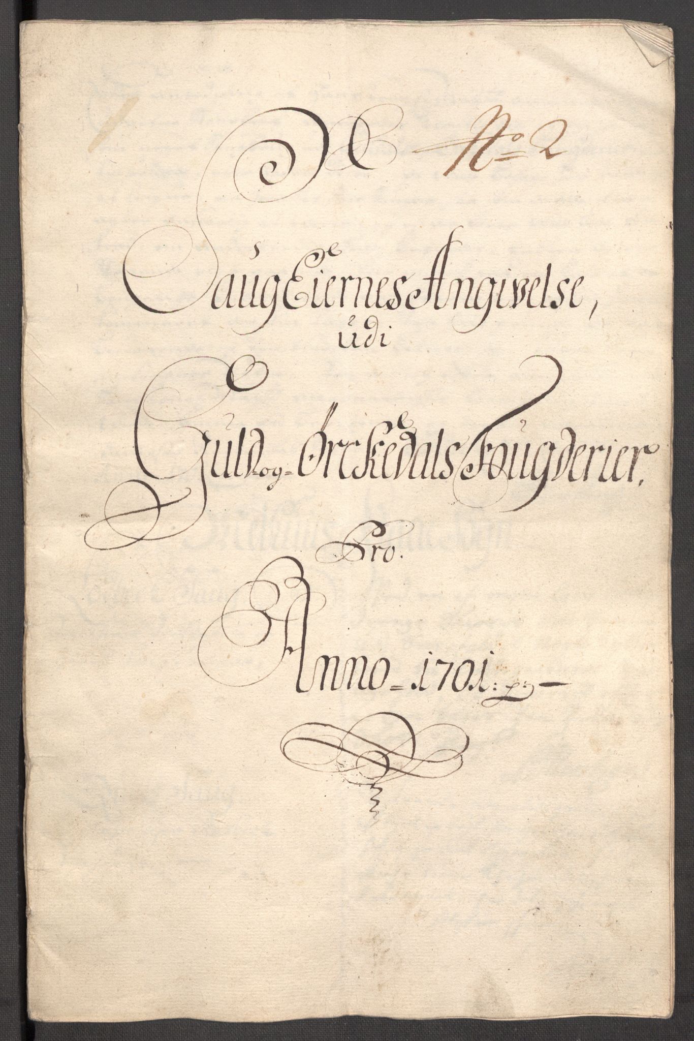 Rentekammeret inntil 1814, Reviderte regnskaper, Fogderegnskap, AV/RA-EA-4092/R60/L3951: Fogderegnskap Orkdal og Gauldal, 1701, s. 214