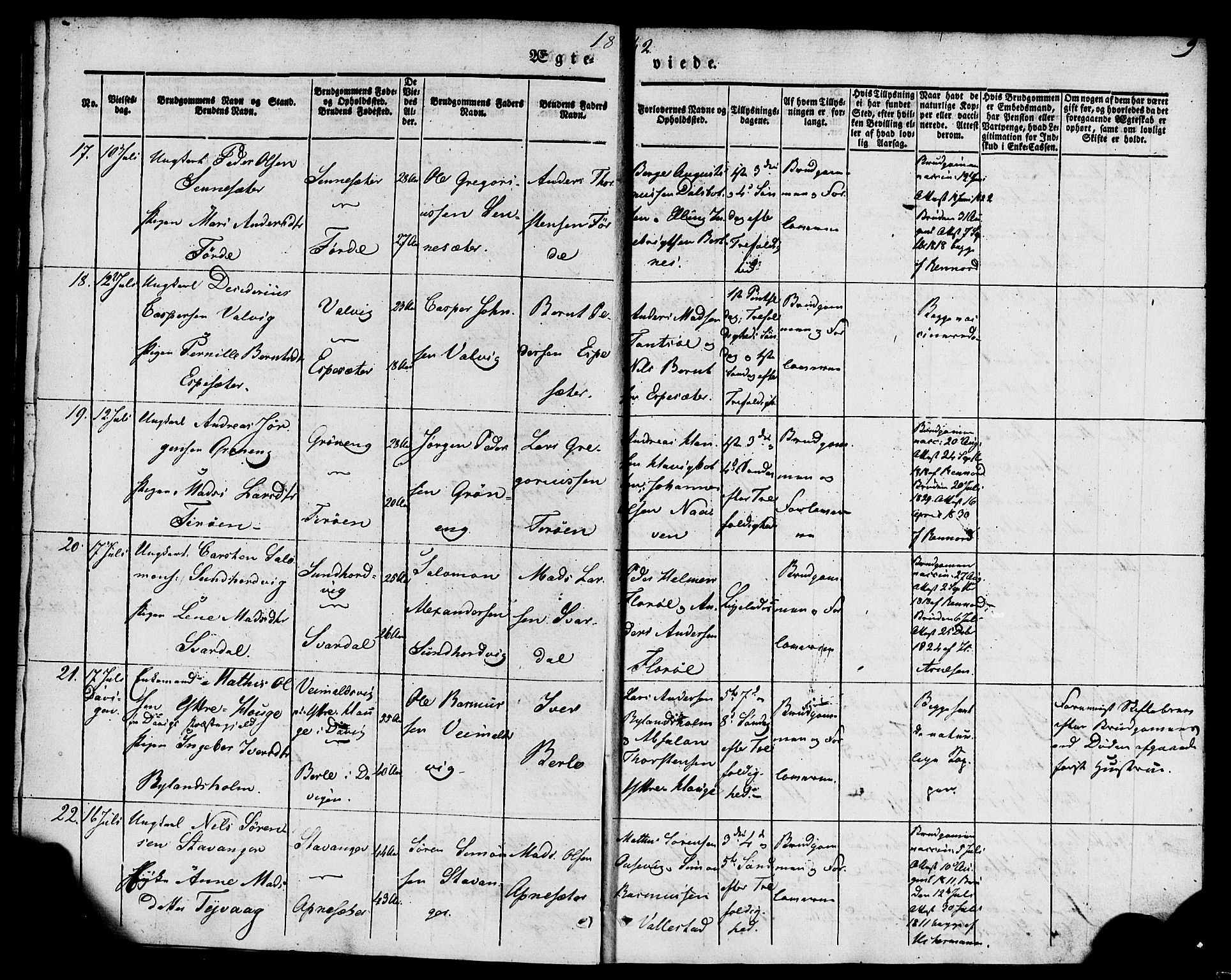 Kinn sokneprestembete, AV/SAB-A-80801/H/Haa/Haaa/L0009: Ministerialbok nr. A 9, 1841-1852, s. 9