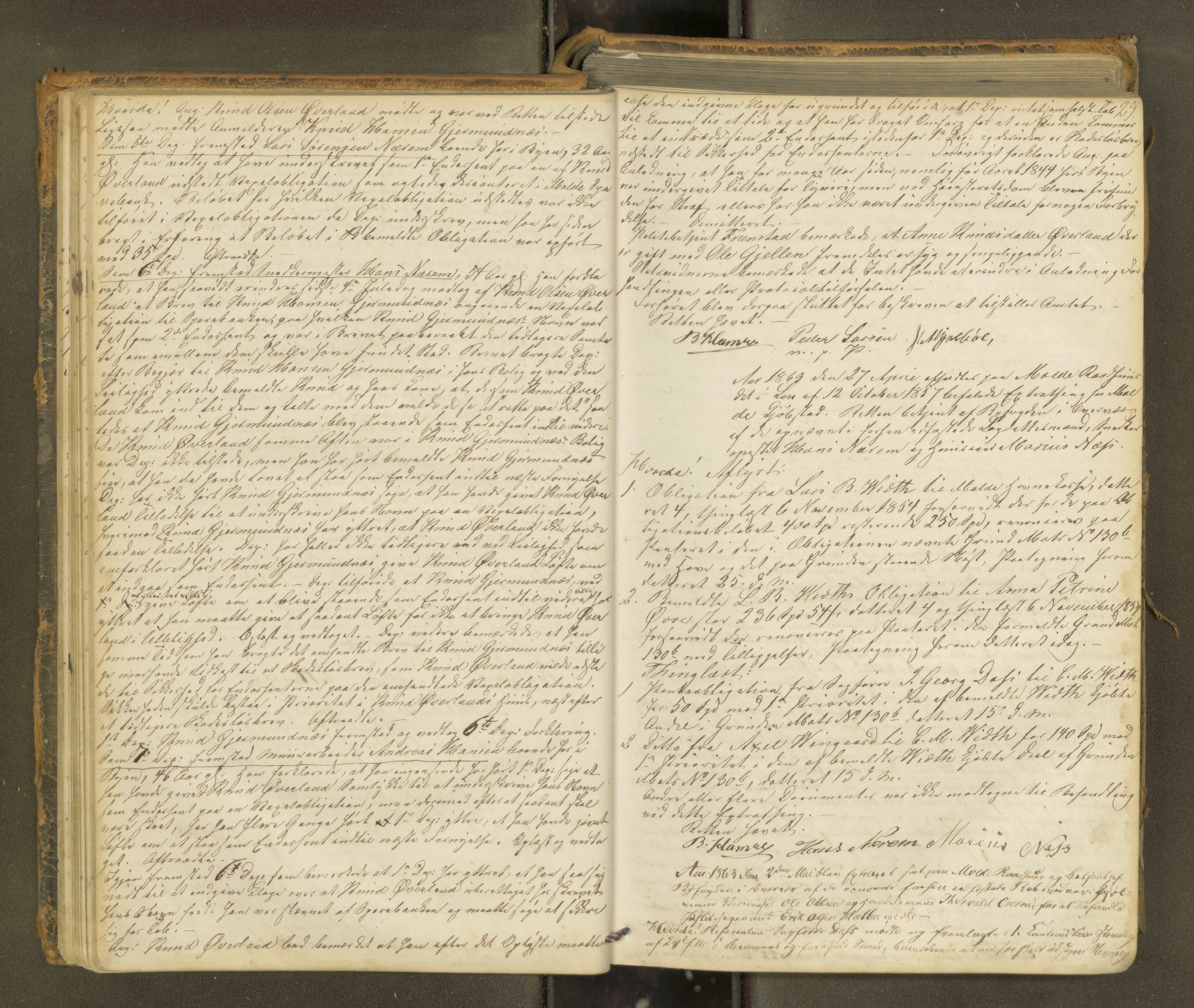 Molde byfogd, AV/SAT-A-0025/1/1A/L0010: Justisprotokoll, 1863-1869, s. 28b-29a