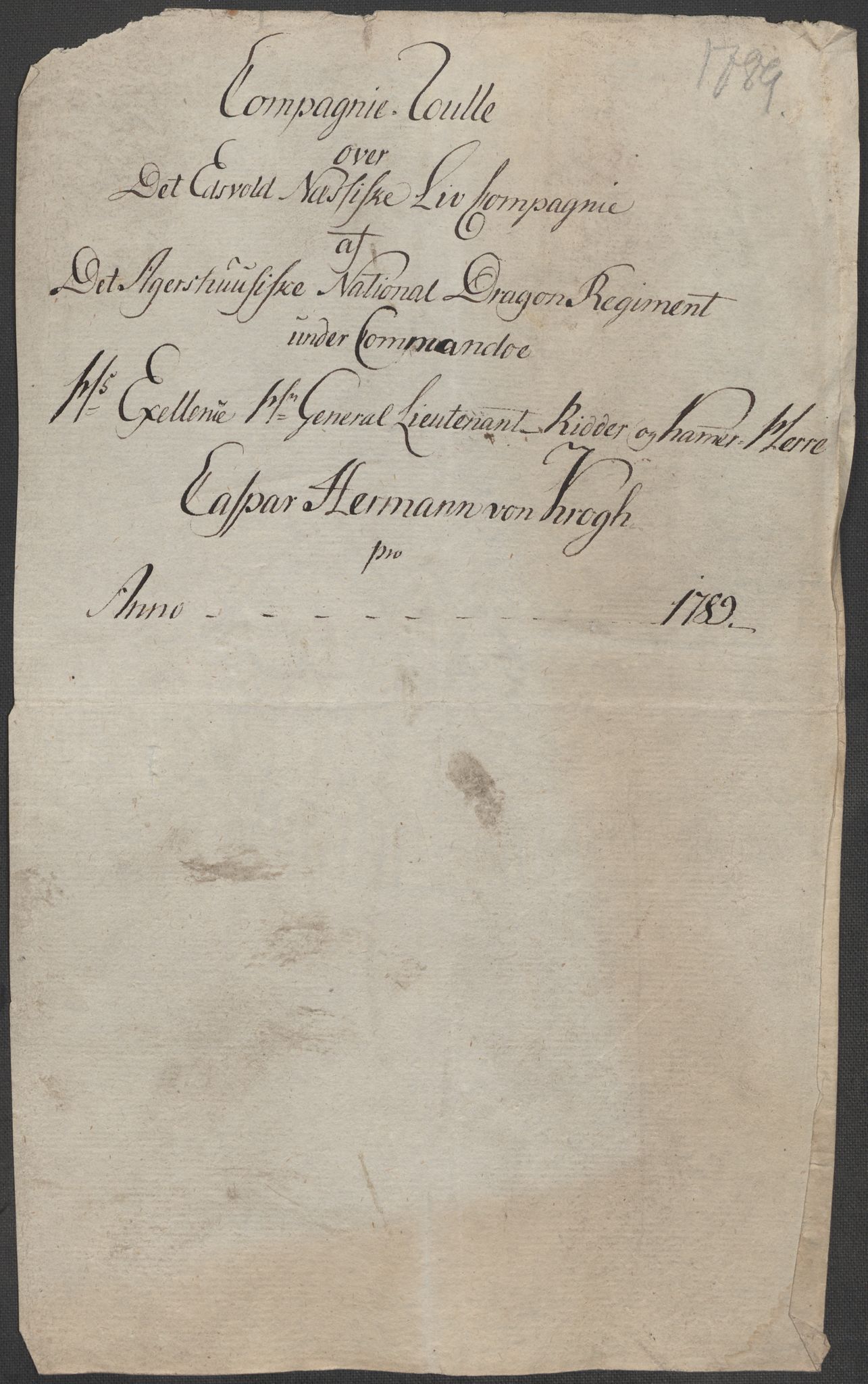 Generalitets- og kommissariatskollegiet, Det kongelige norske kommissariatskollegium, AV/RA-EA-5420/E/Eh/L0001b: Diverse, 1659-1807, s. 206