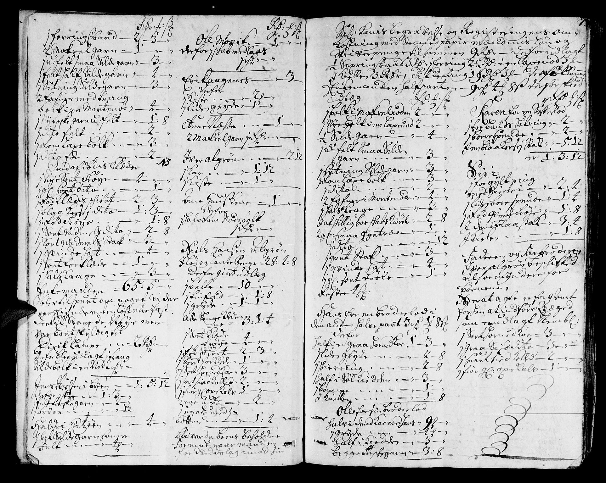 Nordhordland sorenskrivar, AV/SAB-A-2901/1/H/Ha/L0002: Skifteprotokollar Nordhordland , 1709-1716, s. 6b-7a