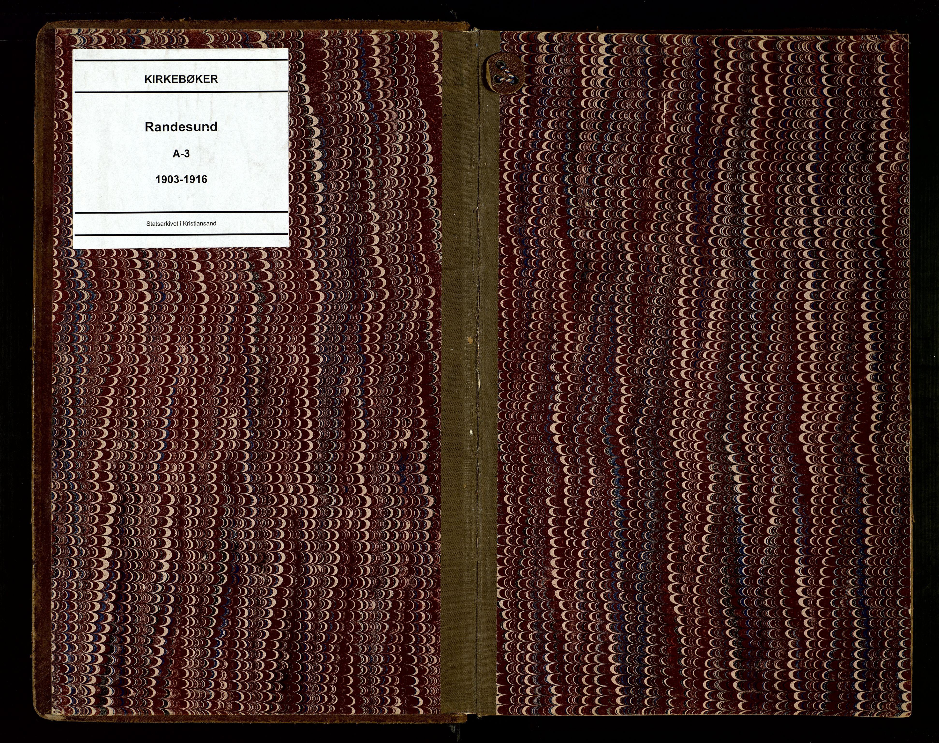 Oddernes sokneprestkontor, SAK/1111-0033/F/Fa/Fab/L0003: Ministerialbok nr. A 3, 1903-1916