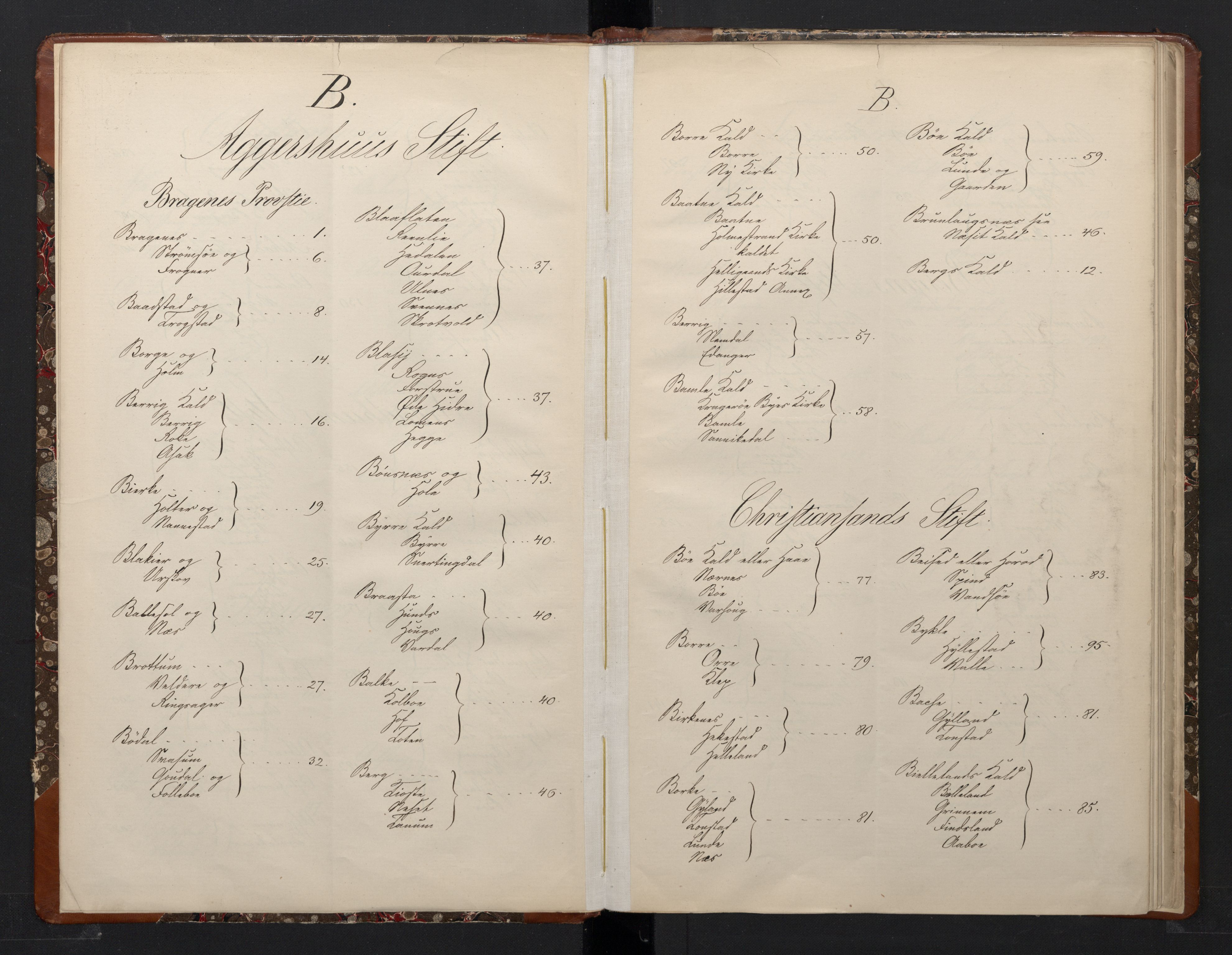 Avskriftsamlingen, AV/RA-EA-4022/F/Fa/L0103: Fortegnelse over prestekallene og over bestallinger for prester i Norge fra 2. halvdel av 18. århundre henimot året 1814, 1731-1813, s. 7