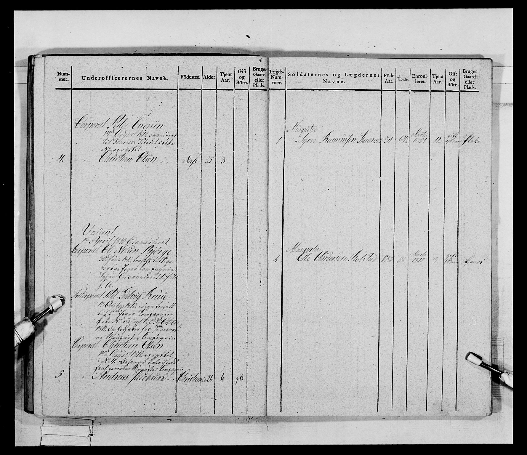 Generalitets- og kommissariatskollegiet, Det kongelige norske kommissariatskollegium, RA/EA-5420/E/Eh/L0069: Opplandske gevorbne infanteriregiment, 1810-1818, s. 472