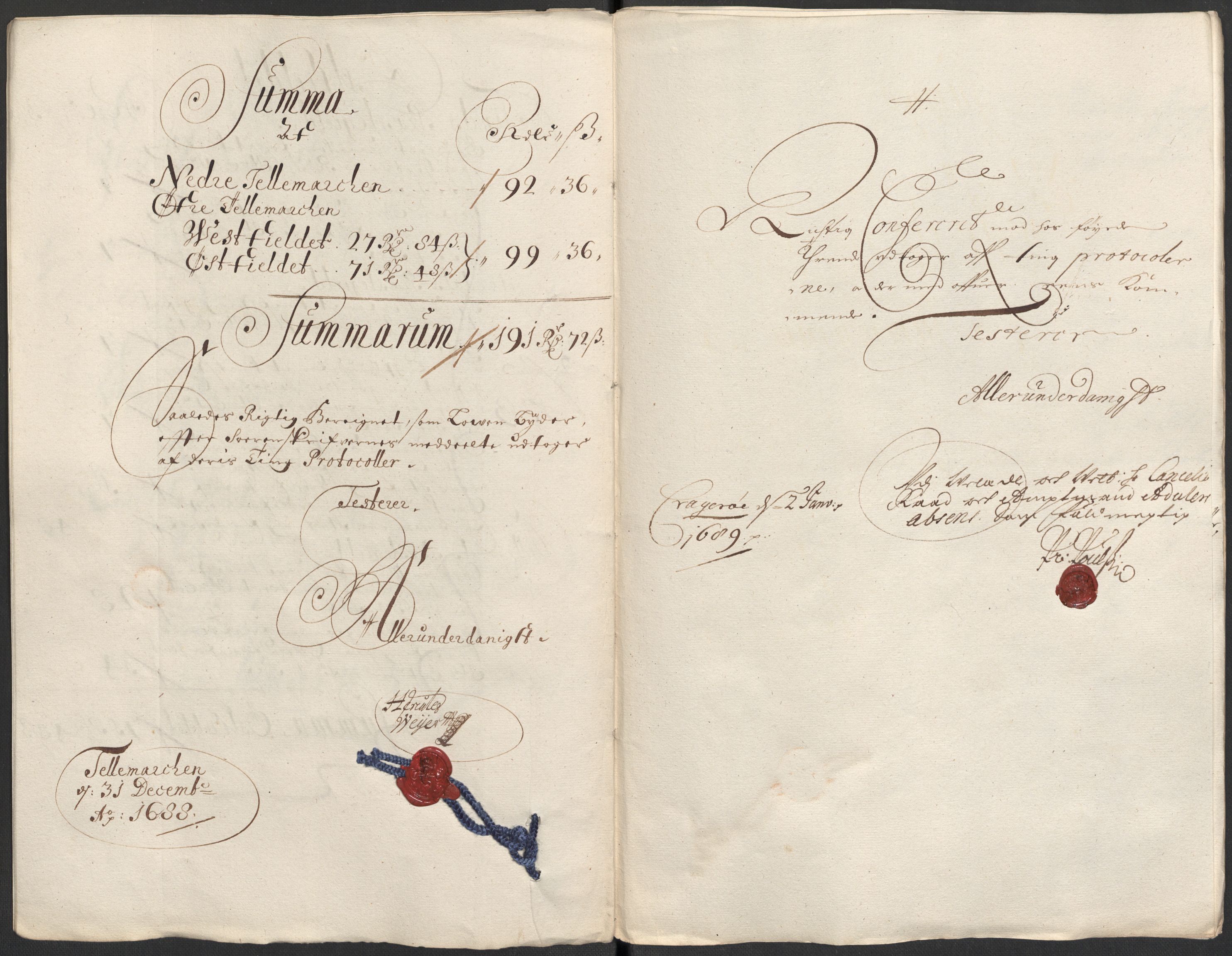 Rentekammeret inntil 1814, Reviderte regnskaper, Fogderegnskap, AV/RA-EA-4092/R35/L2087: Fogderegnskap Øvre og Nedre Telemark, 1687-1689, s. 14