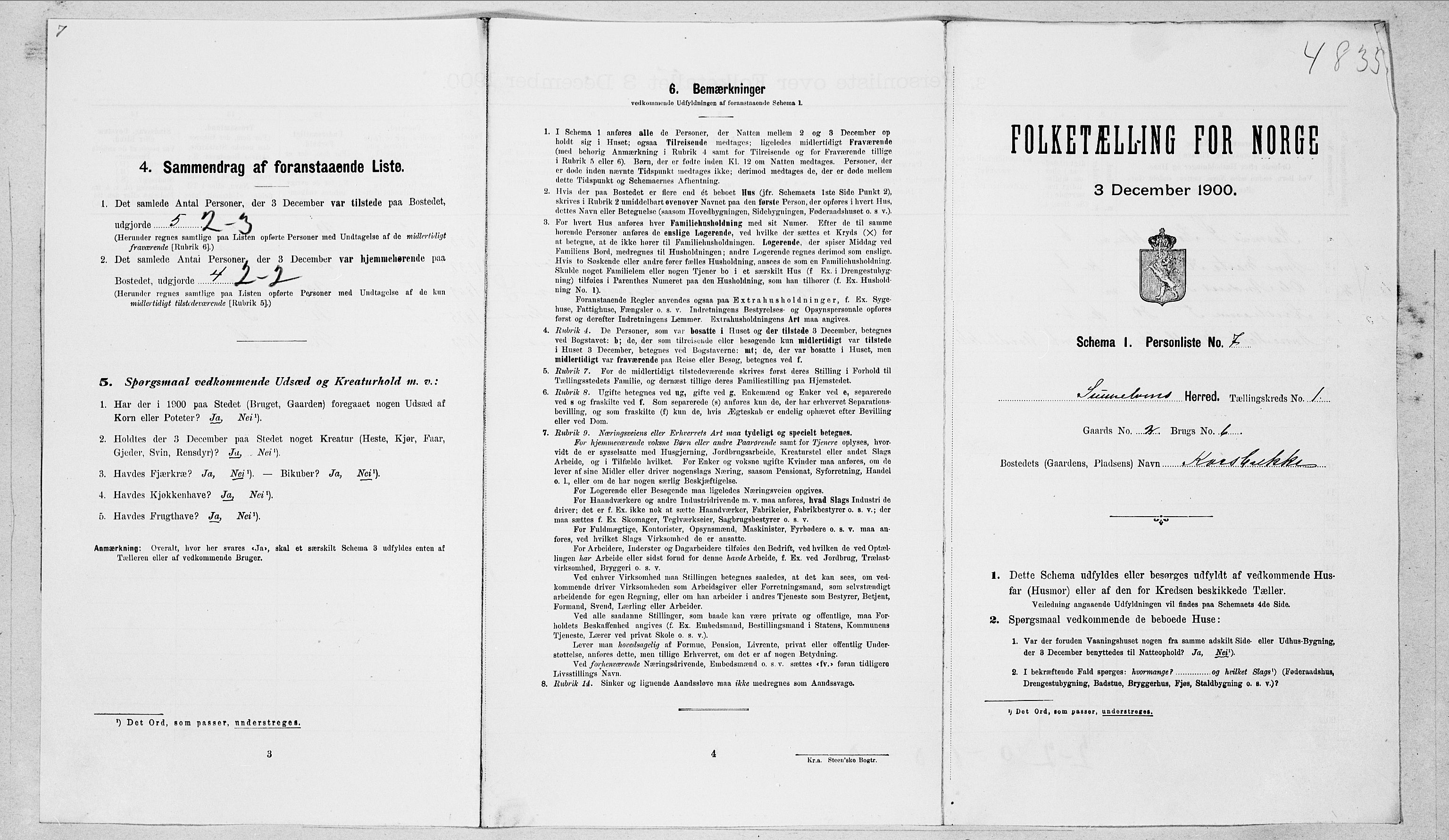 SAT, Folketelling 1900 for 1523 Sunnylven herred, 1900, s. 62