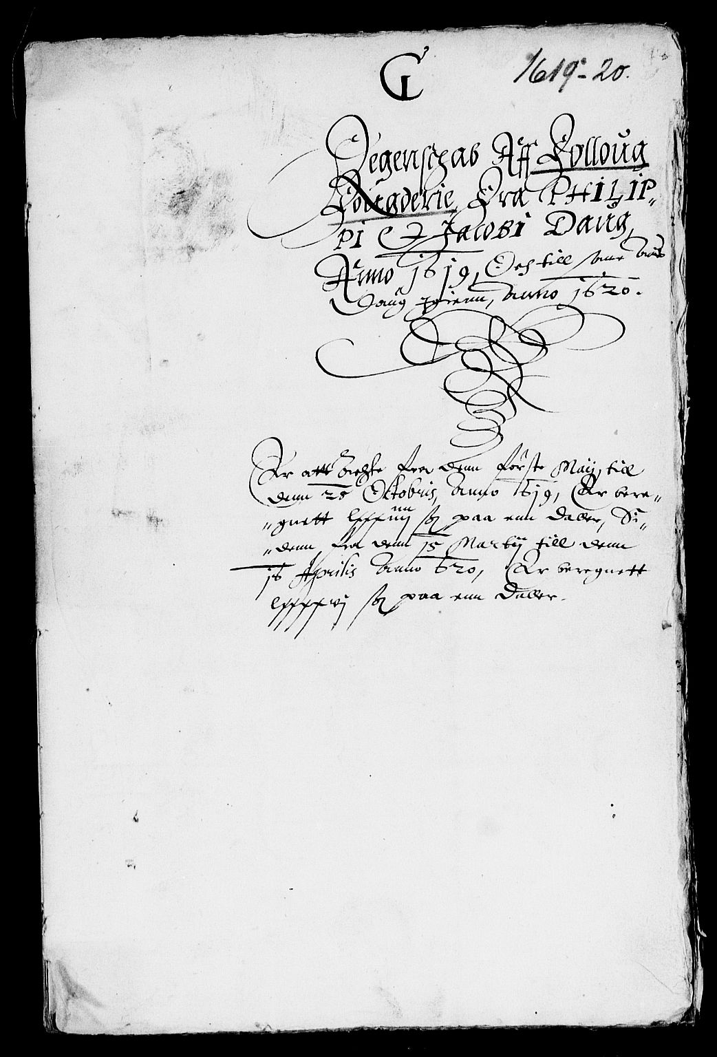 Rentekammeret inntil 1814, Reviderte regnskaper, Lensregnskaper, AV/RA-EA-5023/R/Rb/Rba/L0051: Akershus len, 1619-1620