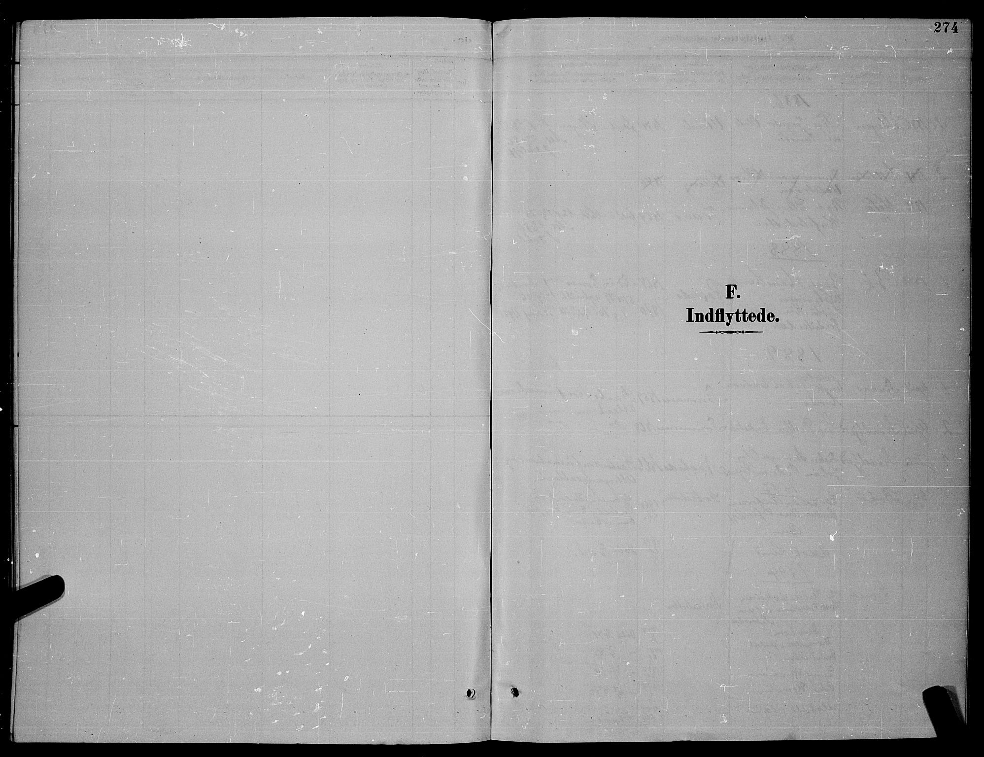 Ministerialprotokoller, klokkerbøker og fødselsregistre - Nordland, SAT/A-1459/859/L0859: Klokkerbok nr. 859C05, 1887-1898, s. 274