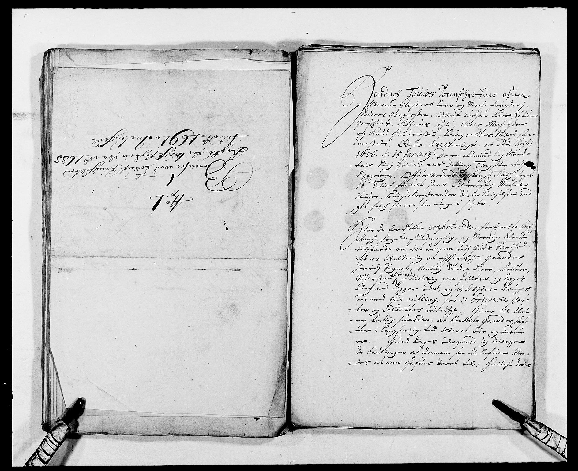 Rentekammeret inntil 1814, Reviderte regnskaper, Fogderegnskap, RA/EA-4092/R02/L0107: Fogderegnskap Moss og Verne kloster, 1685-1691, s. 61