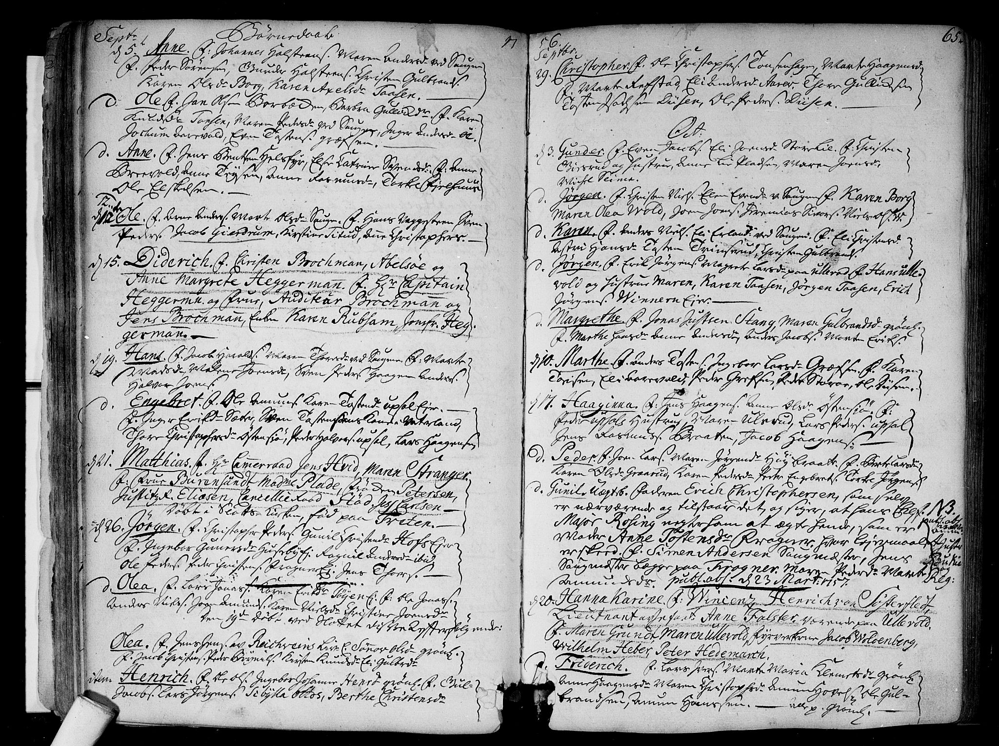 Aker prestekontor kirkebøker, AV/SAO-A-10861/F/L0008: Ministerialbok nr. 8, 1749-1765, s. 65