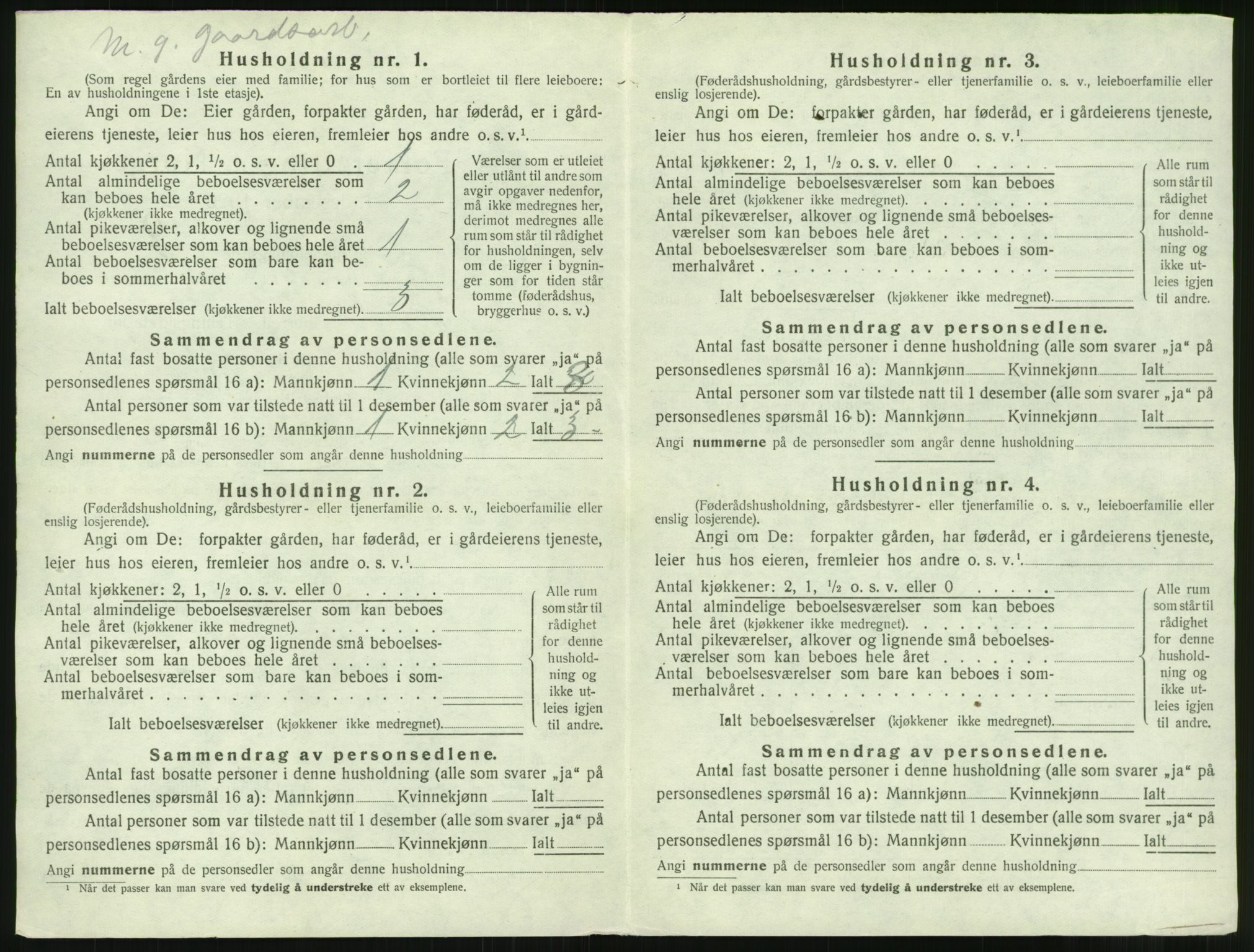 SAST, Folketelling 1920 for 1136 Sand herred, 1920, s. 590