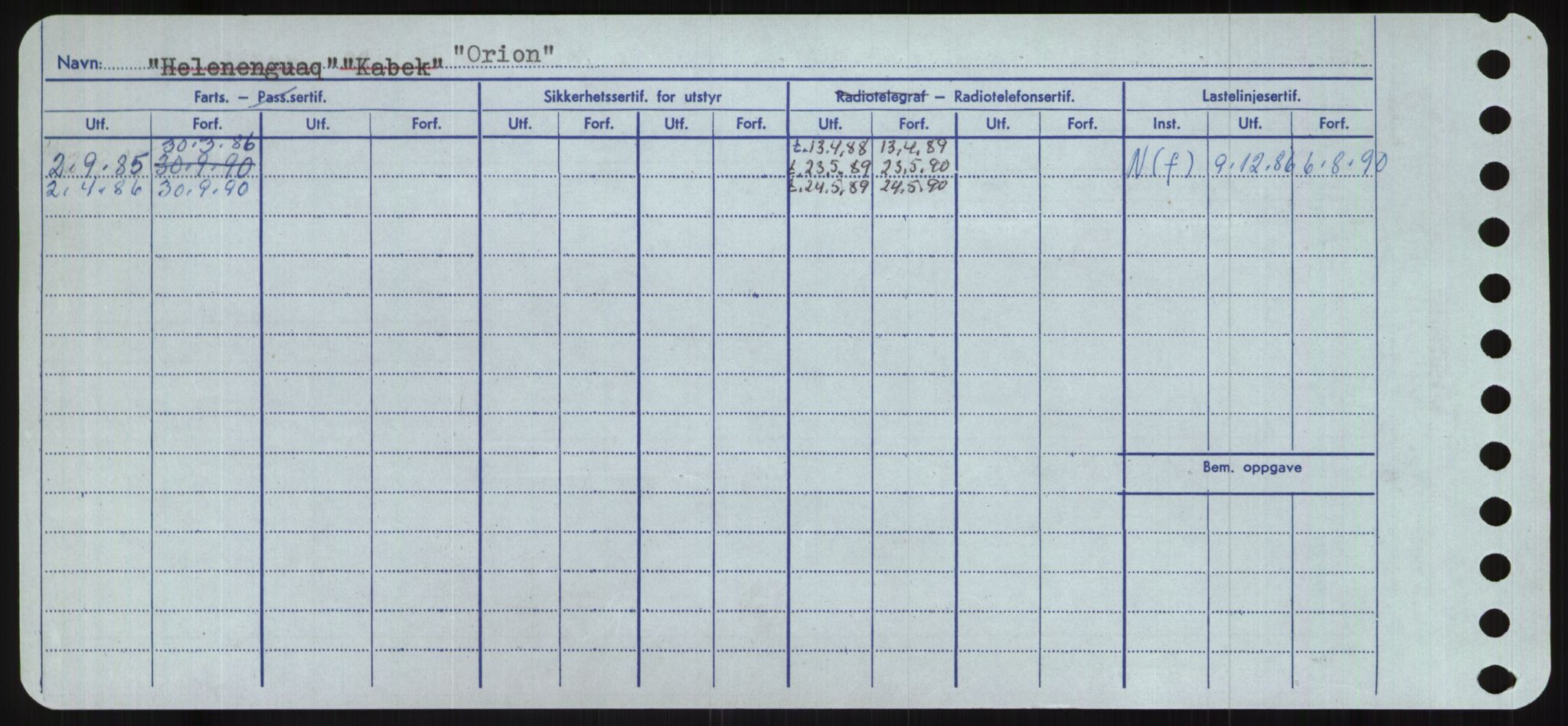 Sjøfartsdirektoratet med forløpere, Skipsmålingen, RA/S-1627/H/Ha/L0004/0002: Fartøy, Mas-R / Fartøy, Odin-R, s. 122