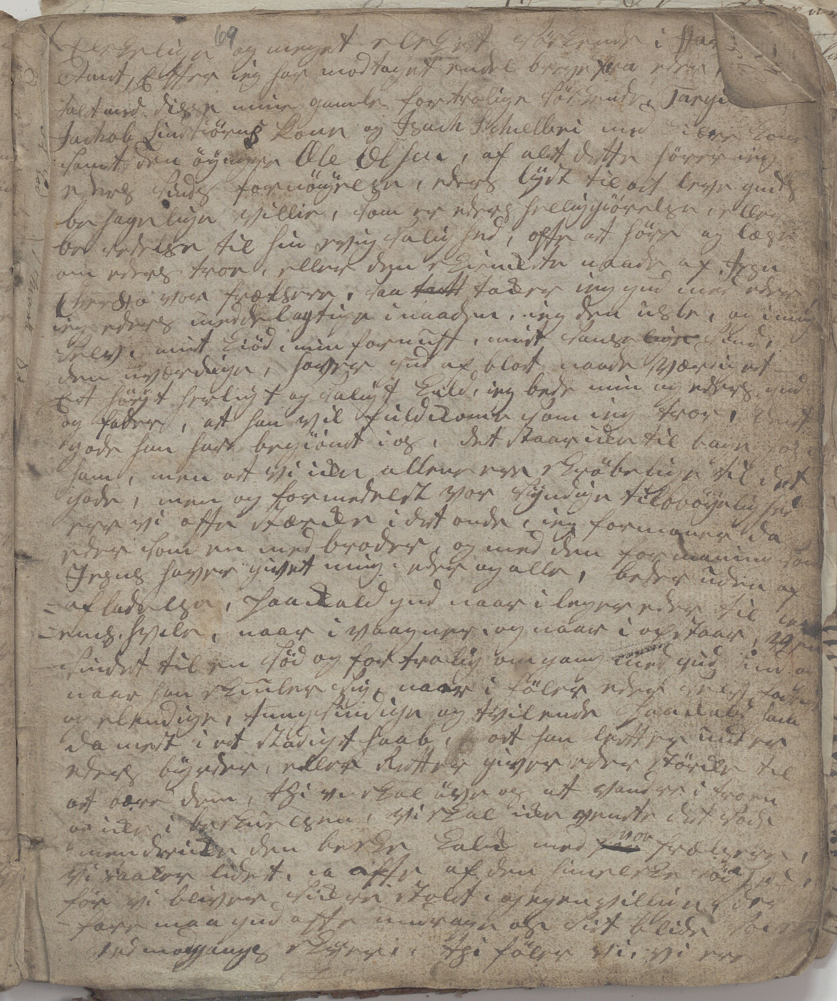Heggtveitsamlingen, TMF/A-1007/H/L0047/0006: Kopibøker, brev etc.  / "Kopibok IV"/"MF IV", 1815-1819, s. 69