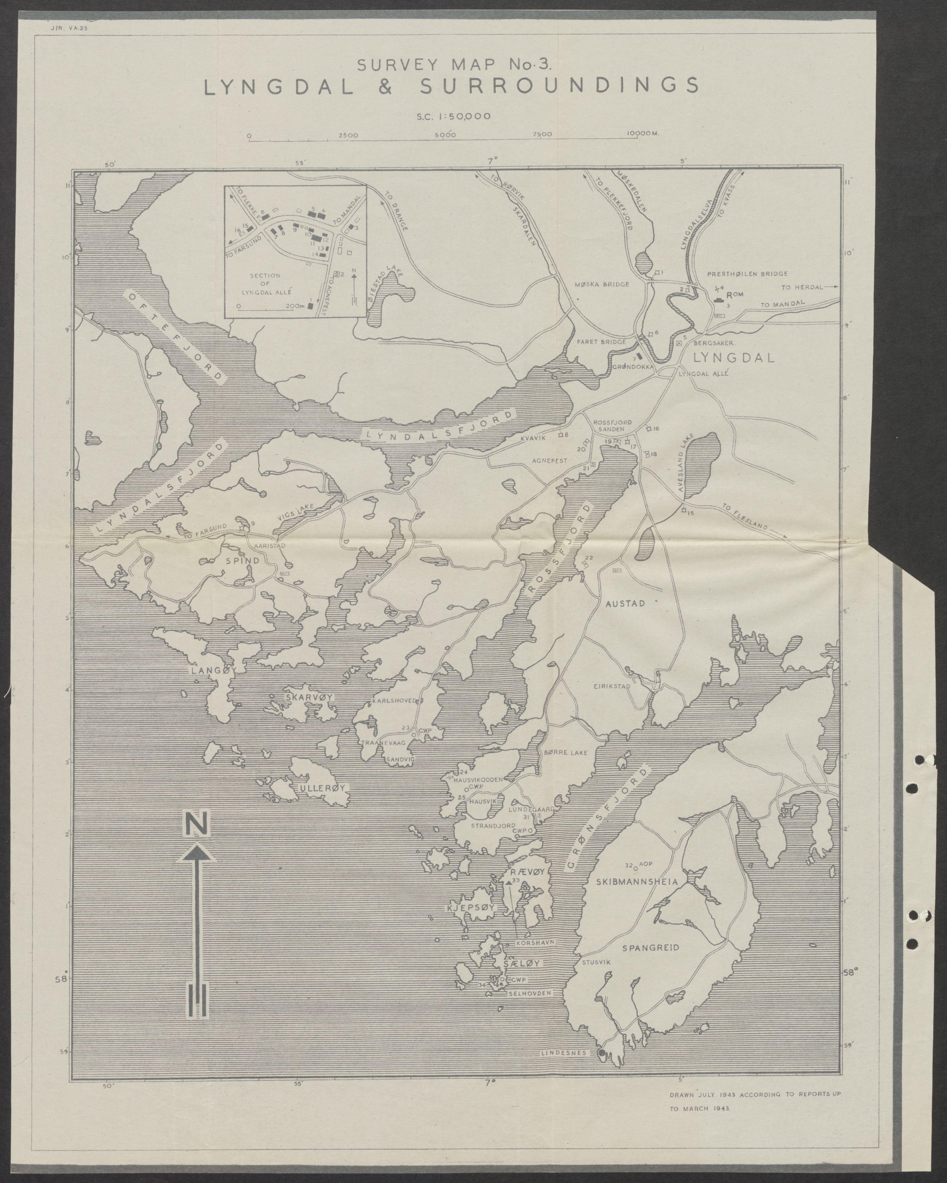 Forsvaret, Forsvarets overkommando II, AV/RA-RAFA-3915/D/Dd/L0023: Vest-Agder, 1942-1943, s. 43
