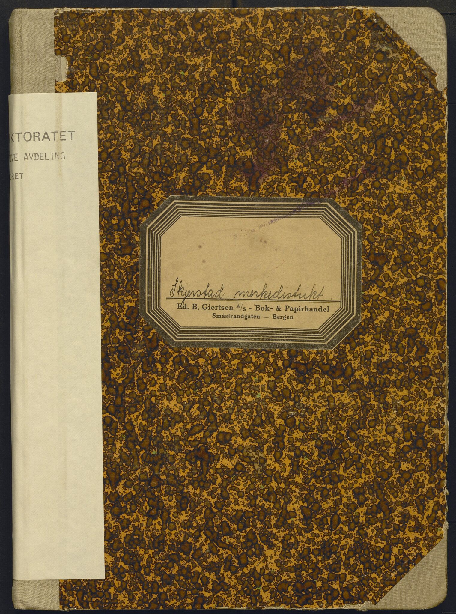 Fiskeridirektoratet - 1 Adm. ledelse - 13 Båtkontoret, AV/SAB-A-2003/I/Ia/Iac/L0158: 135.0352/2 Merkeprotokoll - Skjerstad, 1947-1969