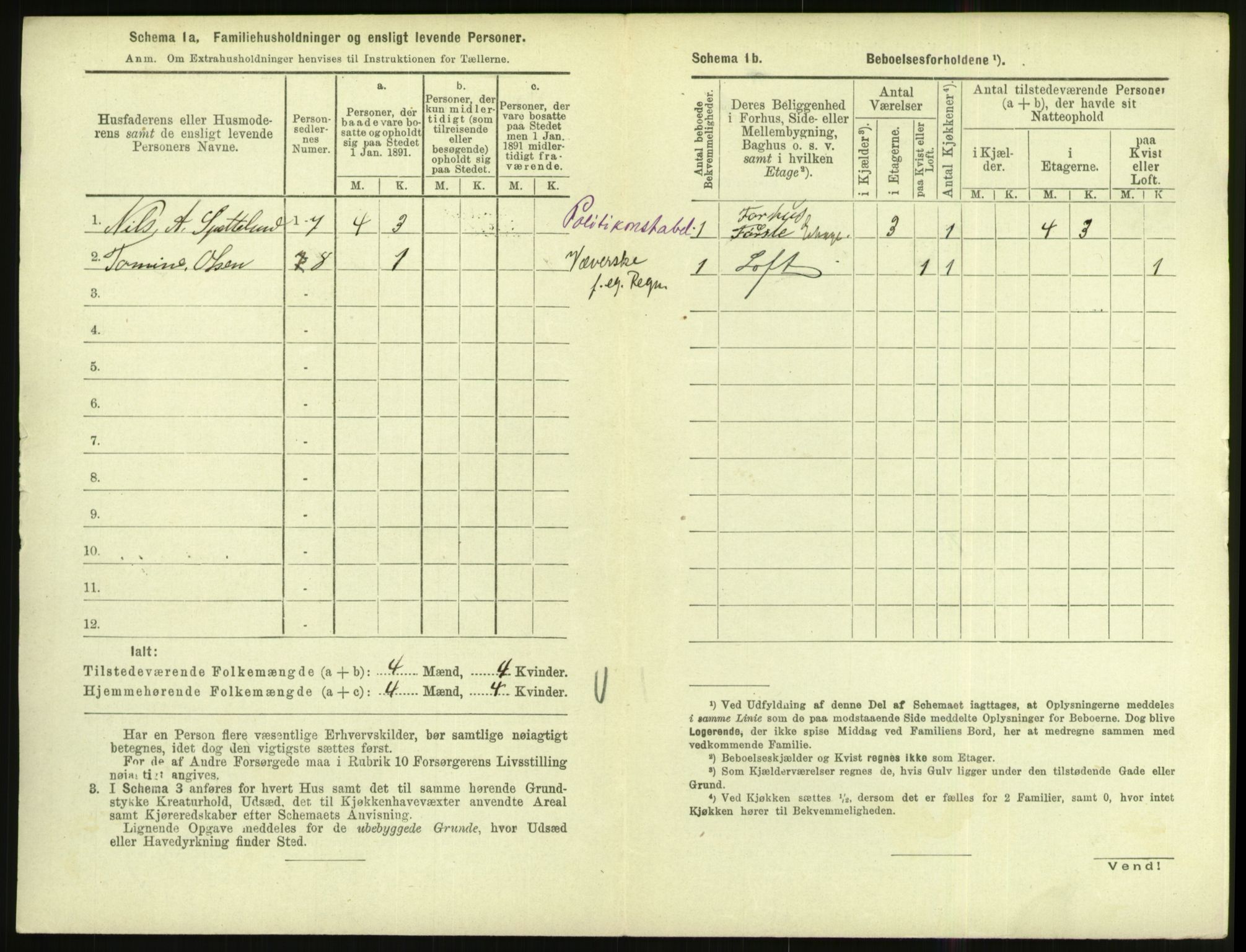 RA, Folketelling 1891 for 1002 Mandal ladested, 1891, s. 246