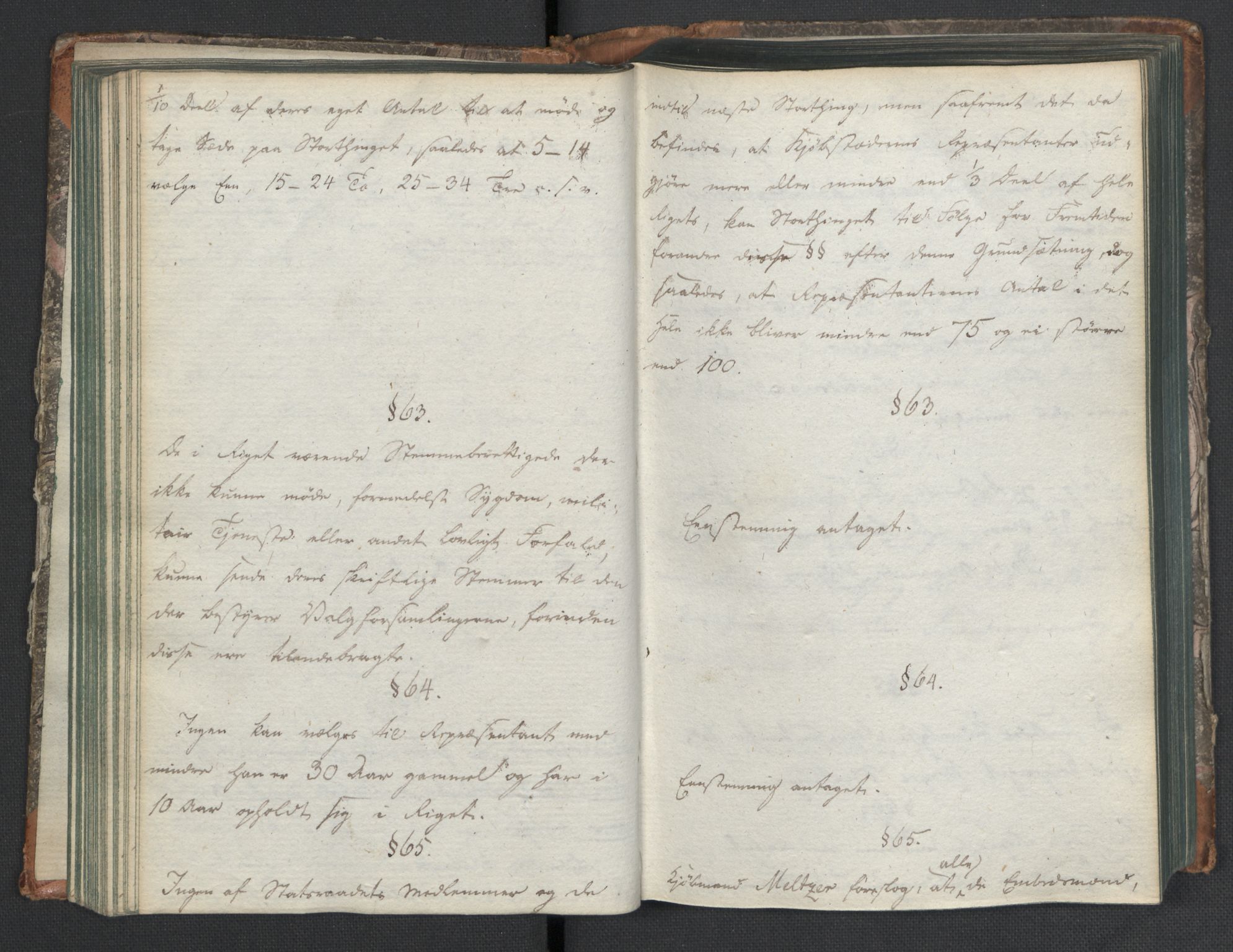Manuskriptsamlingen, RA/EA-3667/H/L0021: Byfogd Gregers Winther Wulfbergs dagbok under Riksforsamlingen på Eidsvoll, 1814