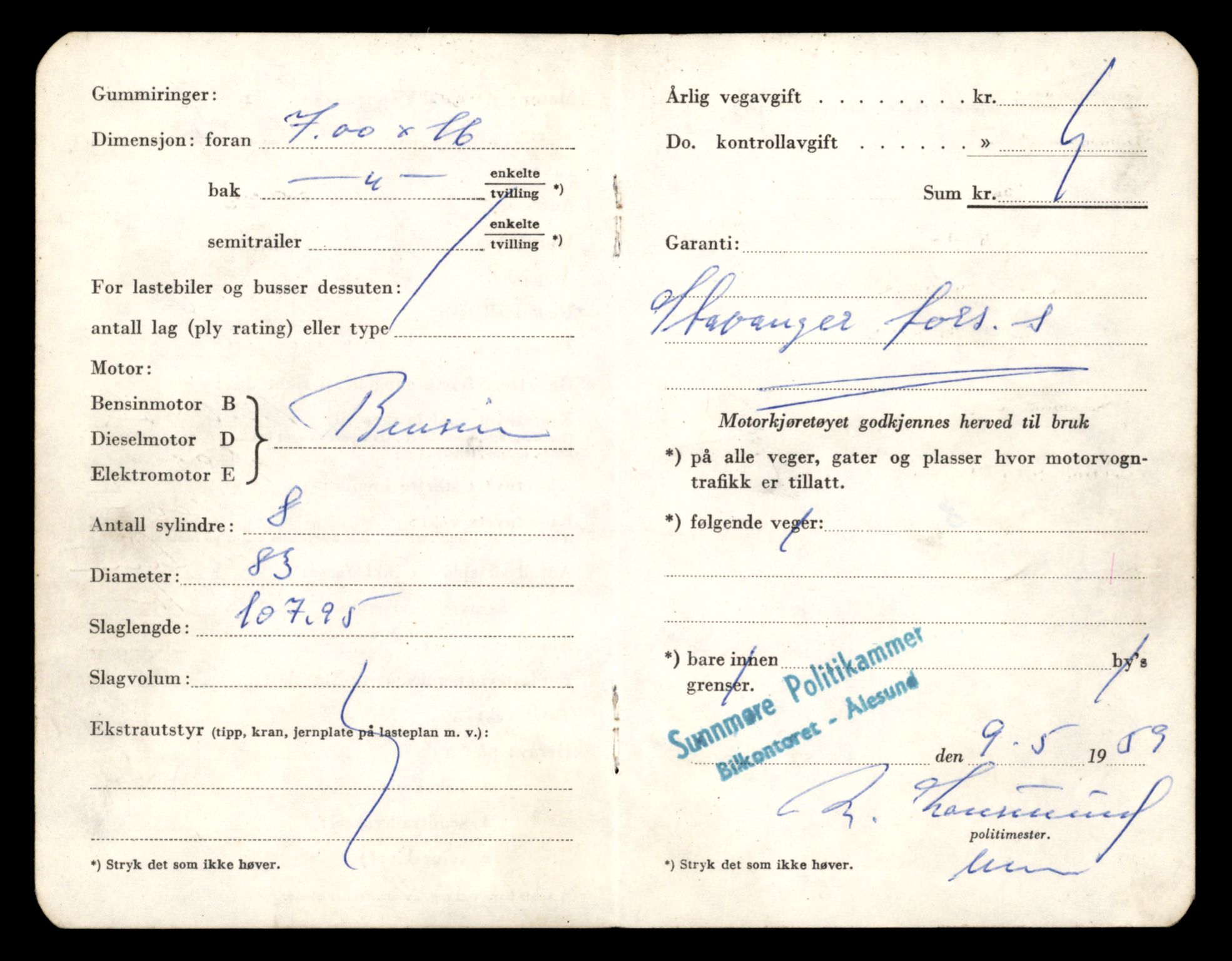 Møre og Romsdal vegkontor - Ålesund trafikkstasjon, AV/SAT-A-4099/F/Fe/L0042: Registreringskort for kjøretøy T 13906 - T 14079, 1927-1998, s. 2648