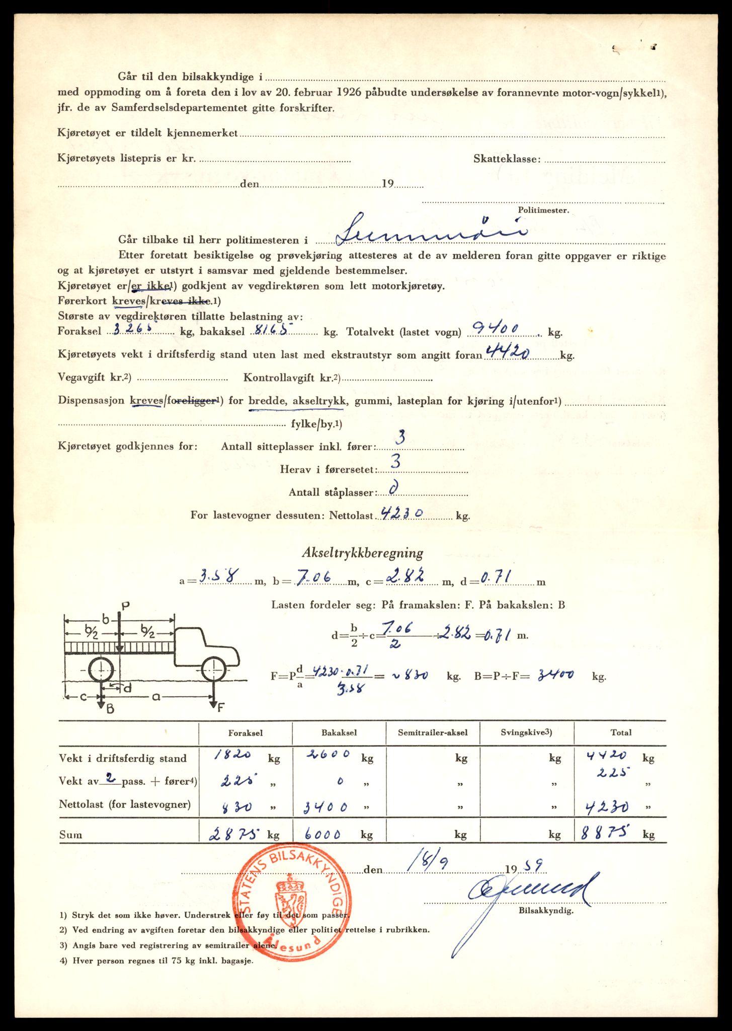 Møre og Romsdal vegkontor - Ålesund trafikkstasjon, AV/SAT-A-4099/F/Fe/L0009: Registreringskort for kjøretøy T 896 - T 1049, 1927-1998, s. 2072