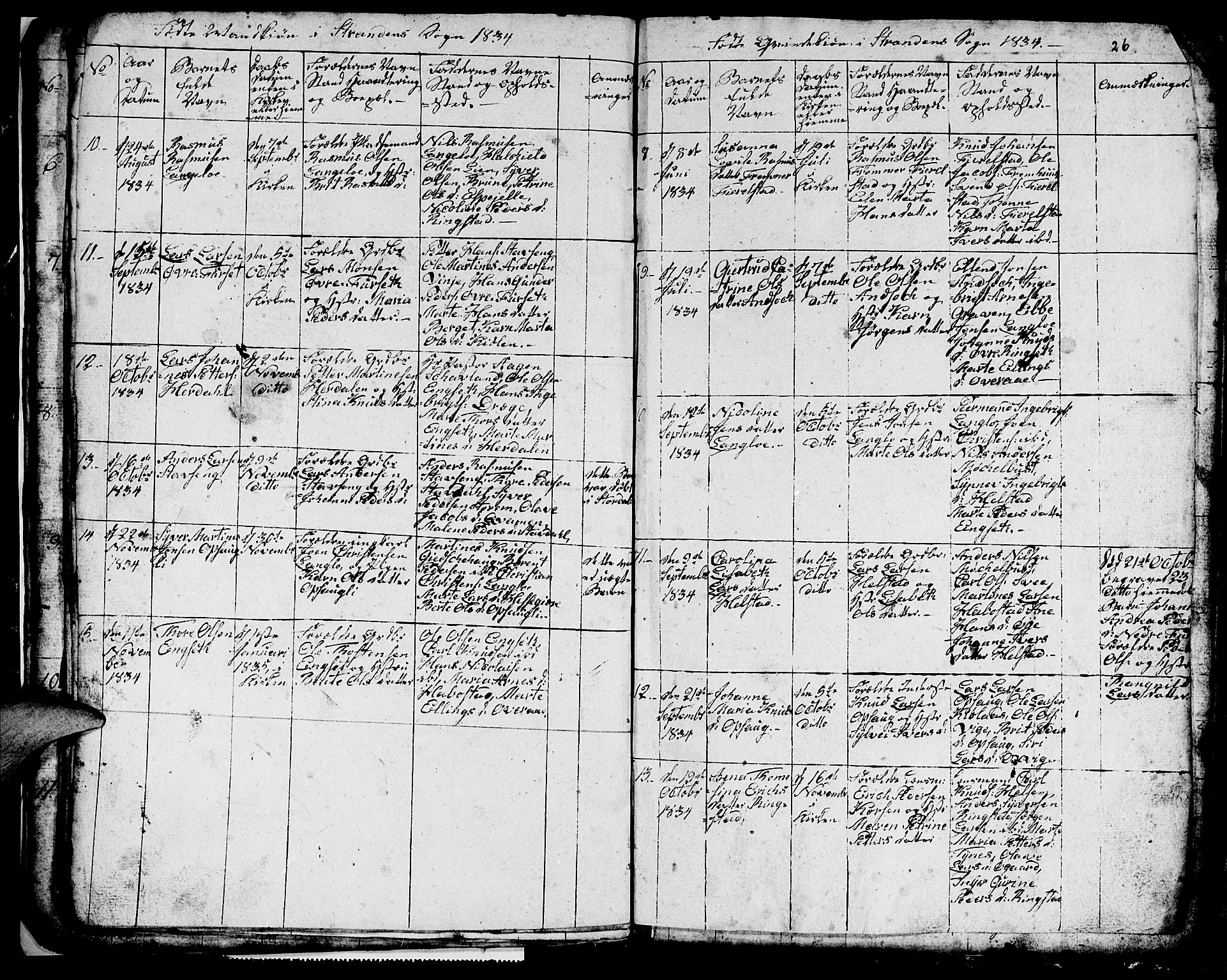 Ministerialprotokoller, klokkerbøker og fødselsregistre - Møre og Romsdal, AV/SAT-A-1454/520/L0290: Klokkerbok nr. 520C02, 1825-1835, s. 26