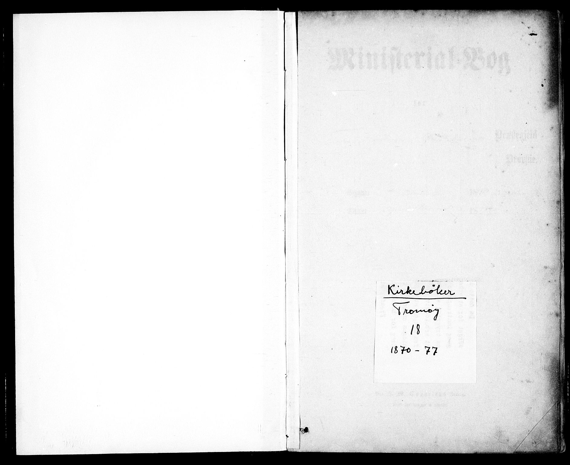 Tromøy sokneprestkontor, SAK/1111-0041/F/Fa/L0008: Ministerialbok nr. A 8, 1870-1877