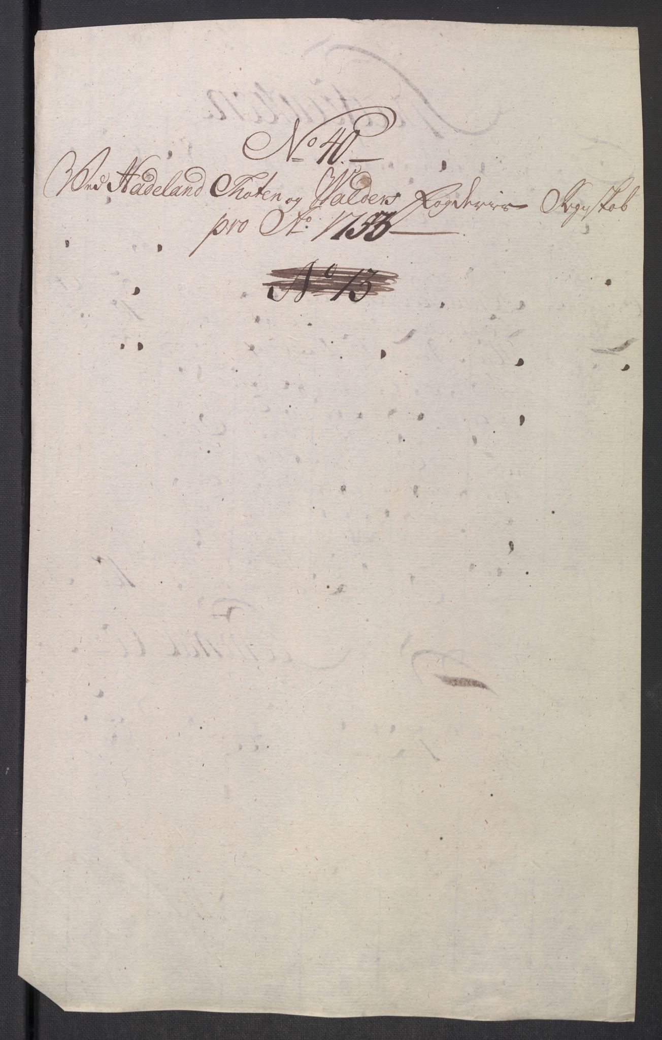 Rentekammeret inntil 1814, Reviderte regnskaper, Fogderegnskap, RA/EA-4092/R18/L1349: Fogderegnskap Hadeland, Toten og Valdres, 1752-1753, s. 517