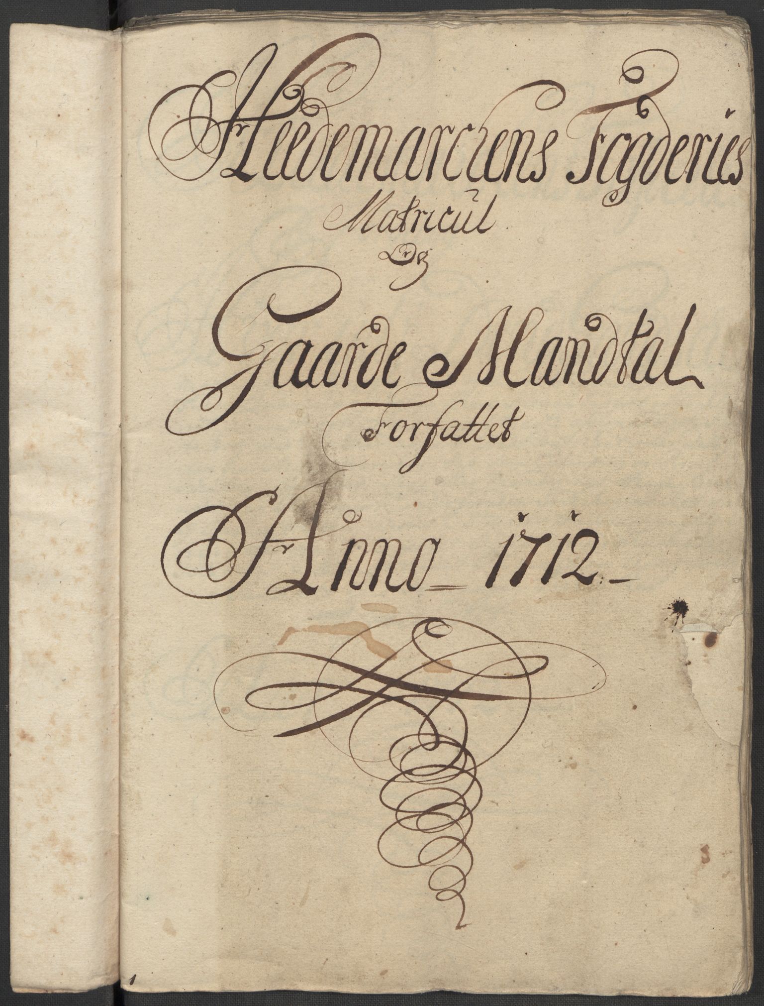 Rentekammeret inntil 1814, Reviderte regnskaper, Fogderegnskap, AV/RA-EA-4092/R16/L1049: Fogderegnskap Hedmark, 1712, s. 16