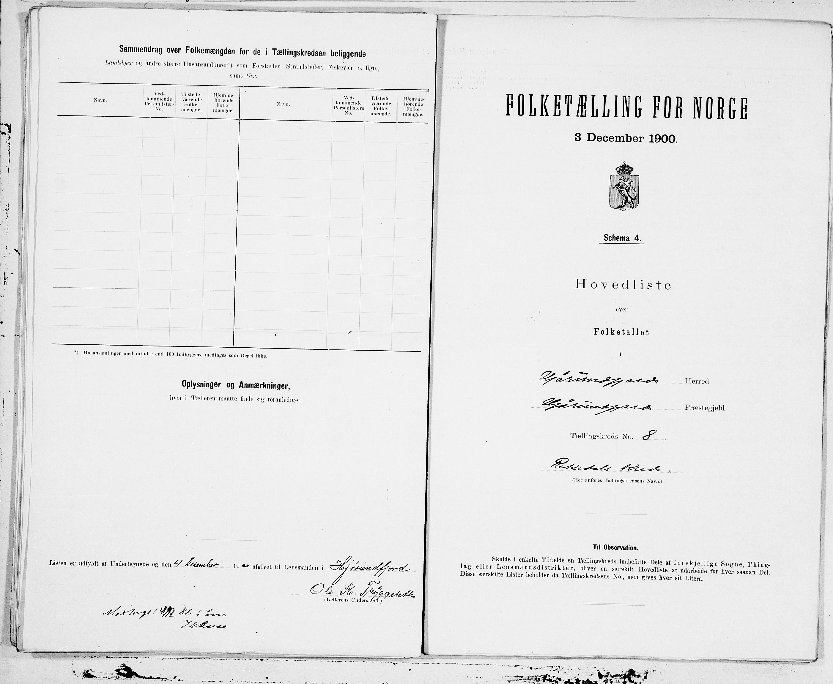 SAT, Folketelling 1900 for 1522 Hjørundfjord herred, 1900, s. 16