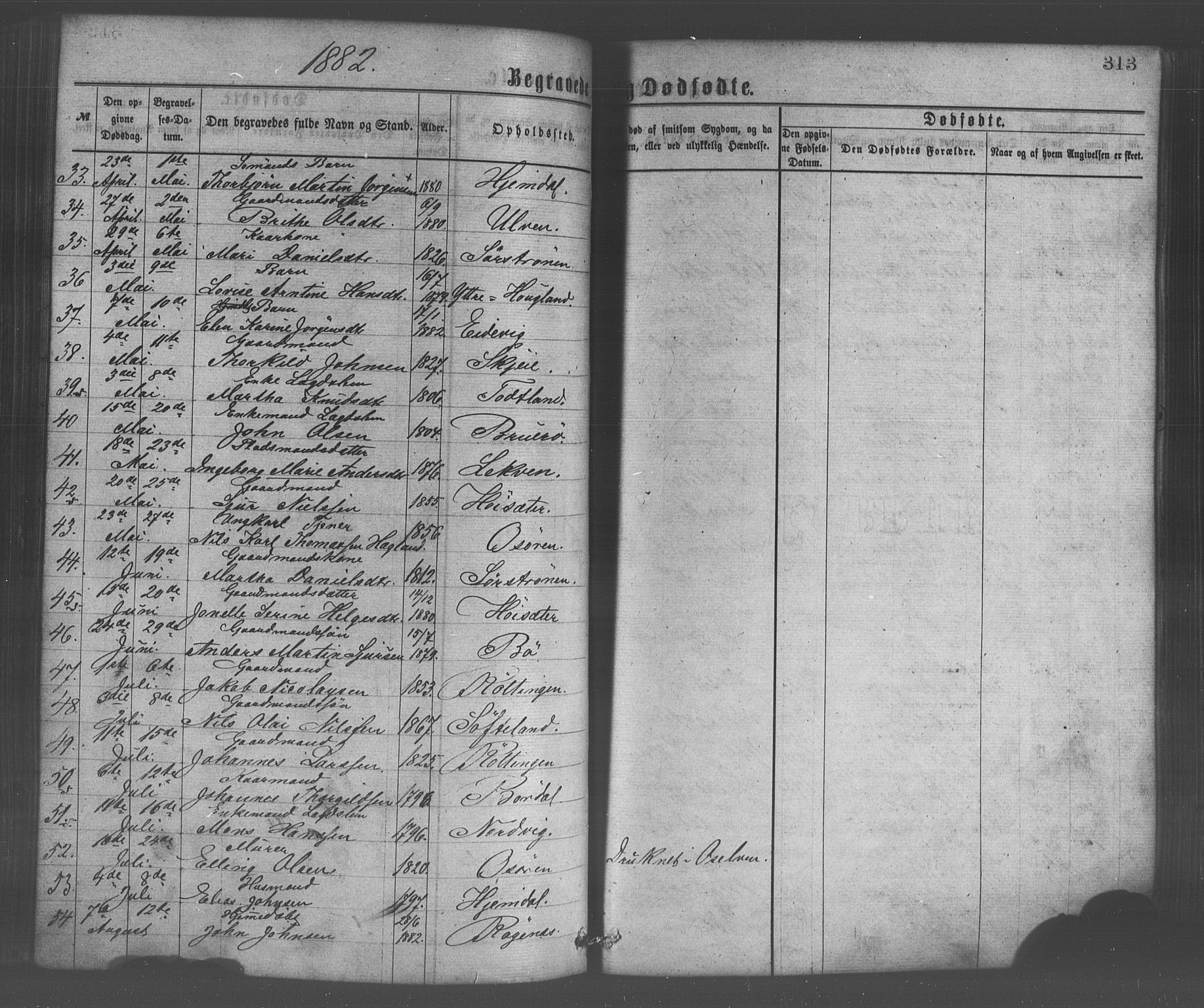 Os sokneprestembete, AV/SAB-A-99929: Ministerialbok nr. A 18, 1874-1884, s. 313