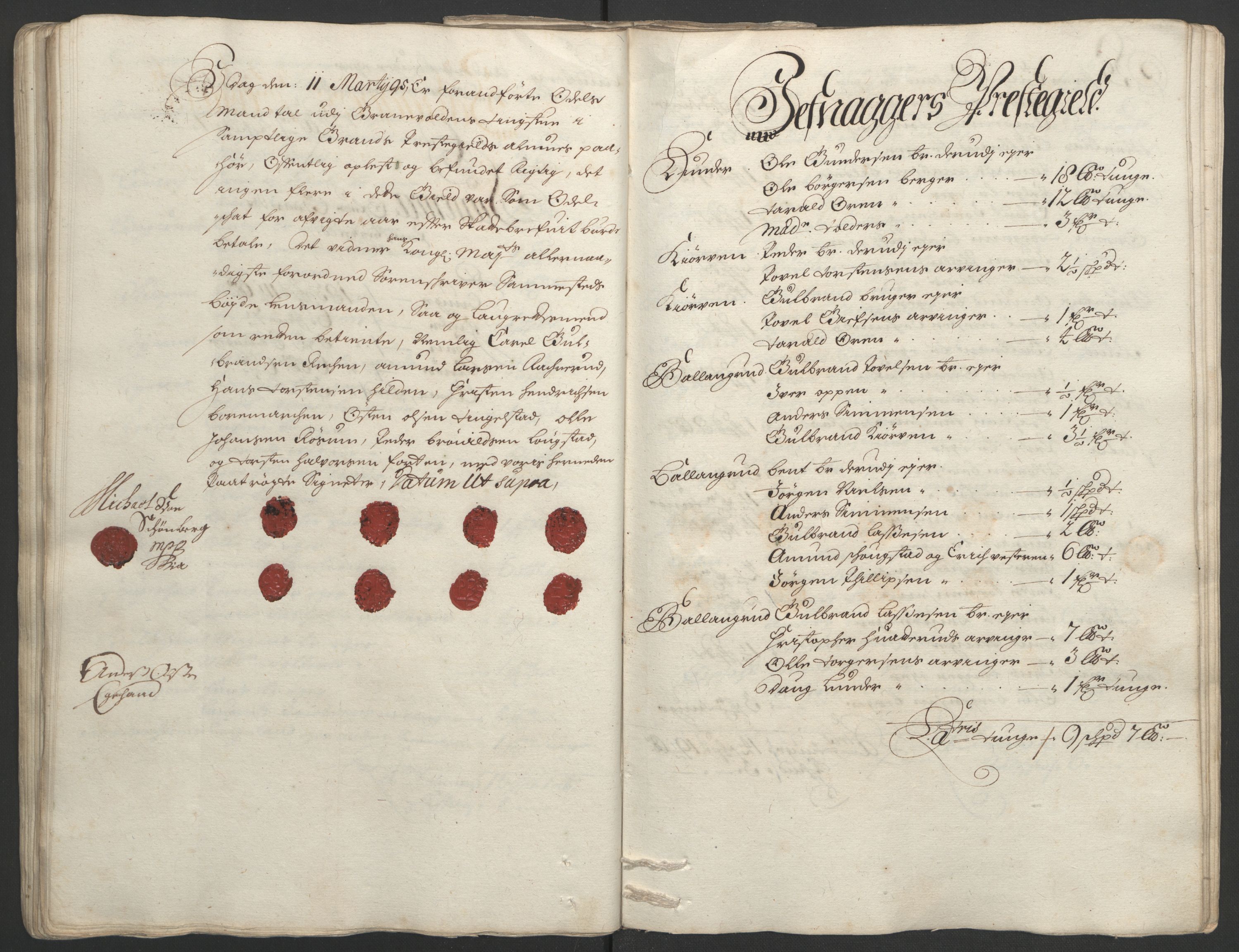 Rentekammeret inntil 1814, Reviderte regnskaper, Fogderegnskap, AV/RA-EA-4092/R18/L1292: Fogderegnskap Hadeland, Toten og Valdres, 1693-1694, s. 314