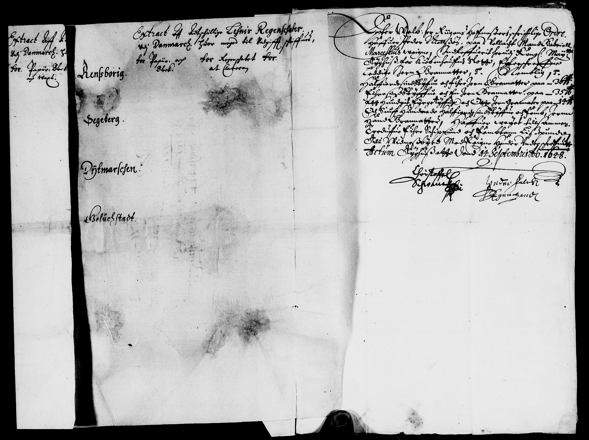 Rentekammeret inntil 1814, Reviderte regnskaper, Lensregnskaper, RA/EA-5023/R/Rb/Rba/L0198: Akershus len, 1648-1650