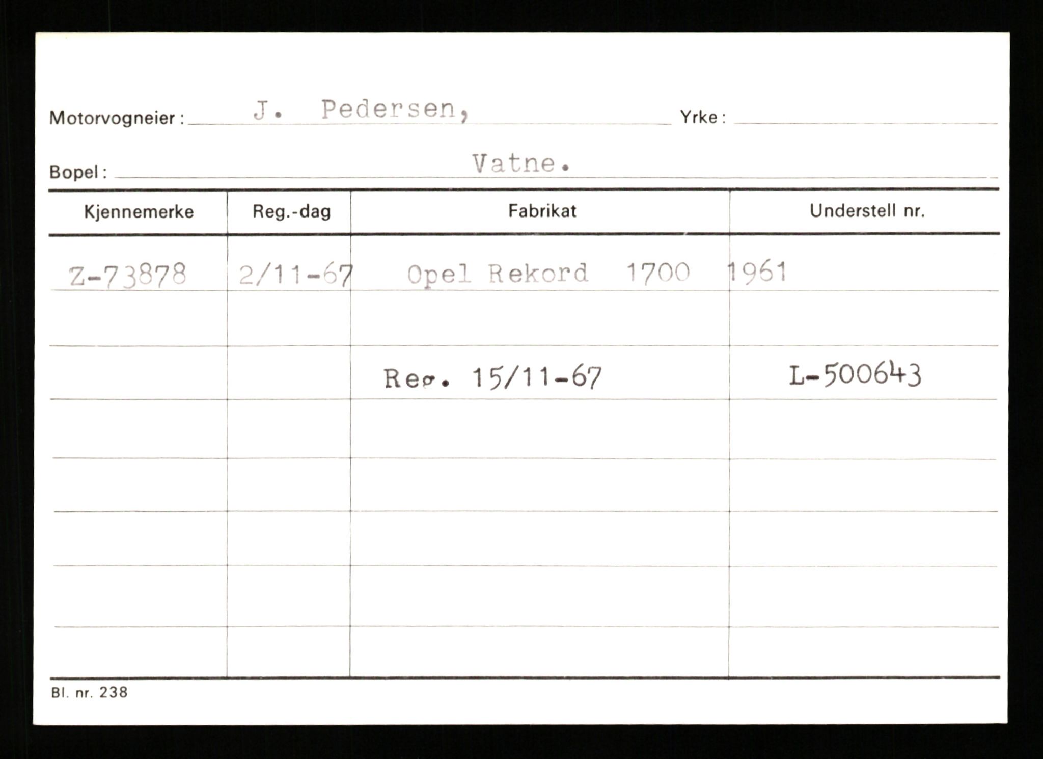 Stavanger trafikkstasjon, AV/SAST-A-101942/0/G/L0008: Registreringsnummer: 67519 - 84533, 1930-1971, s. 957