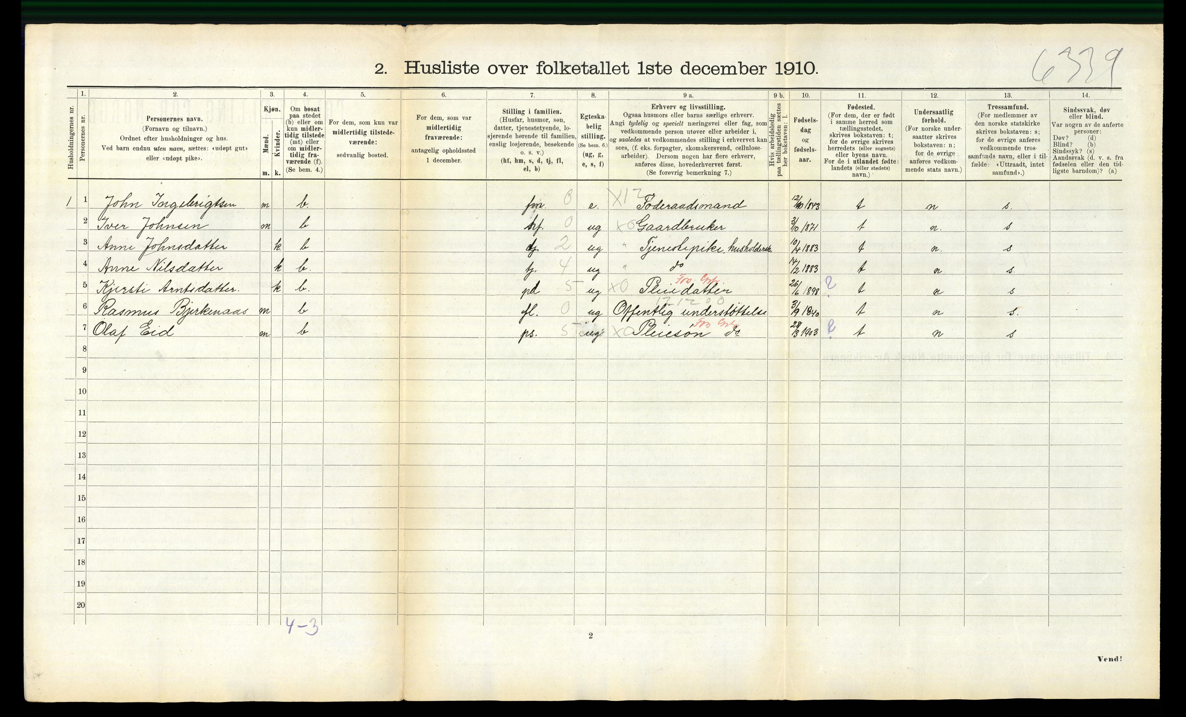 RA, Folketelling 1910 for 1651 Hølonda herred, 1910, s. 37