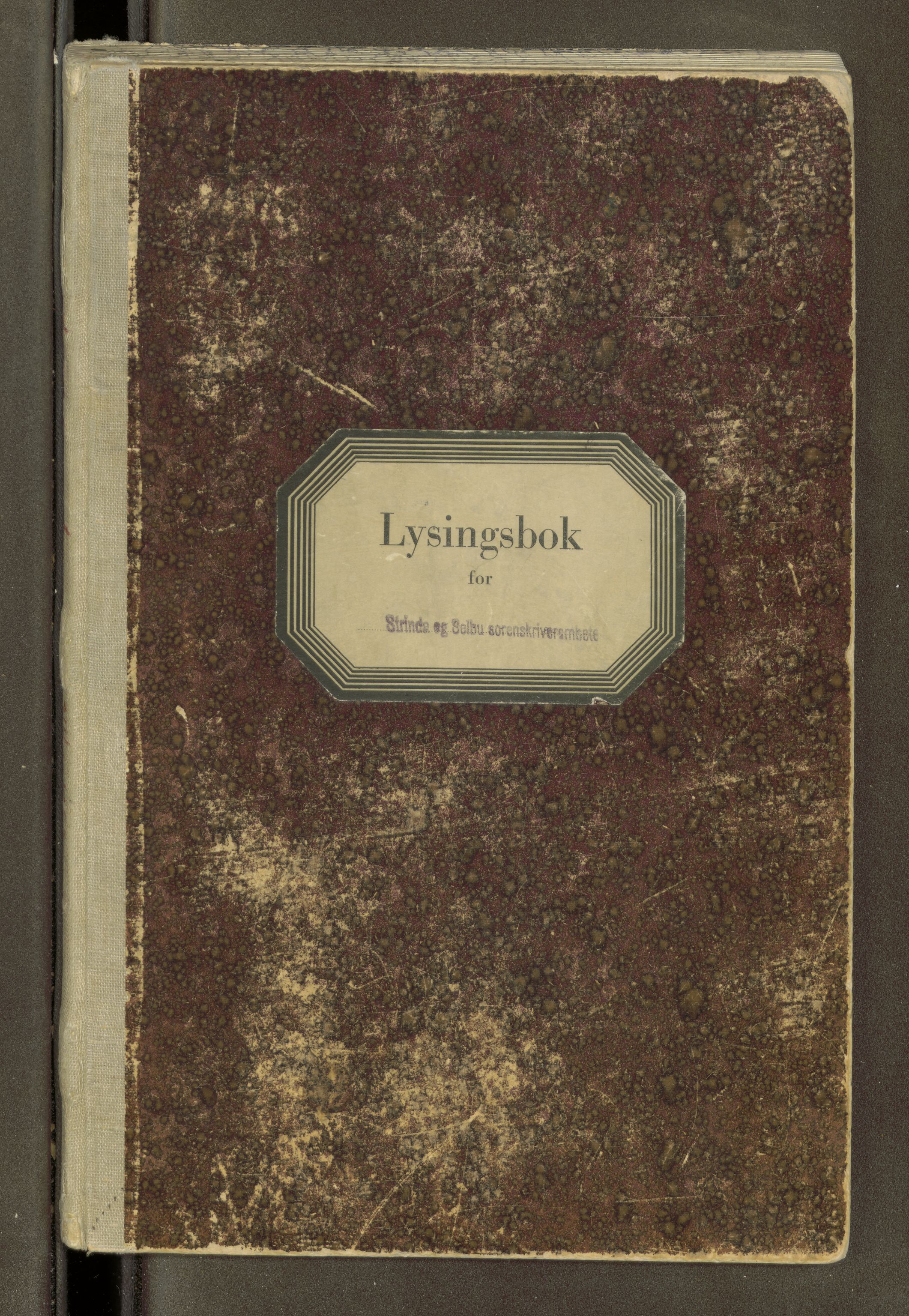 Midt-Trøndelag sorenskriveri, AV/SAT-A-0016/1/6/6D/L0001: Lysingsbok, 1953-1960