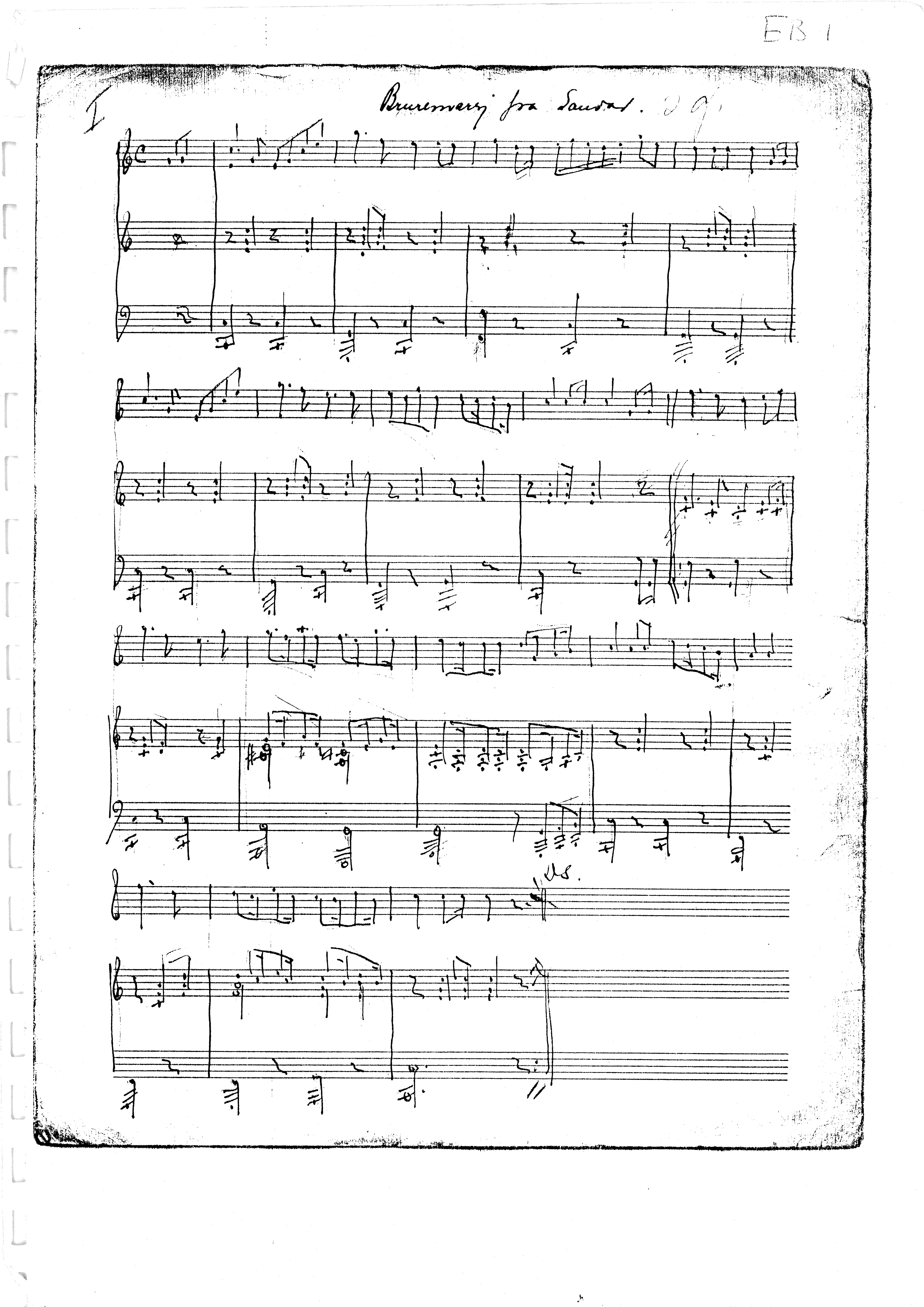 Sa 16 - Folkemusikk fra Vestfold, Gjerdesamlingen, VEMU/A-1868/H/L0006/0005: Innsamlet informasjon, kopier / 15 "Folkemusikk fra Vestfold" i Universitetsbiblioteket etter Erling Bøe